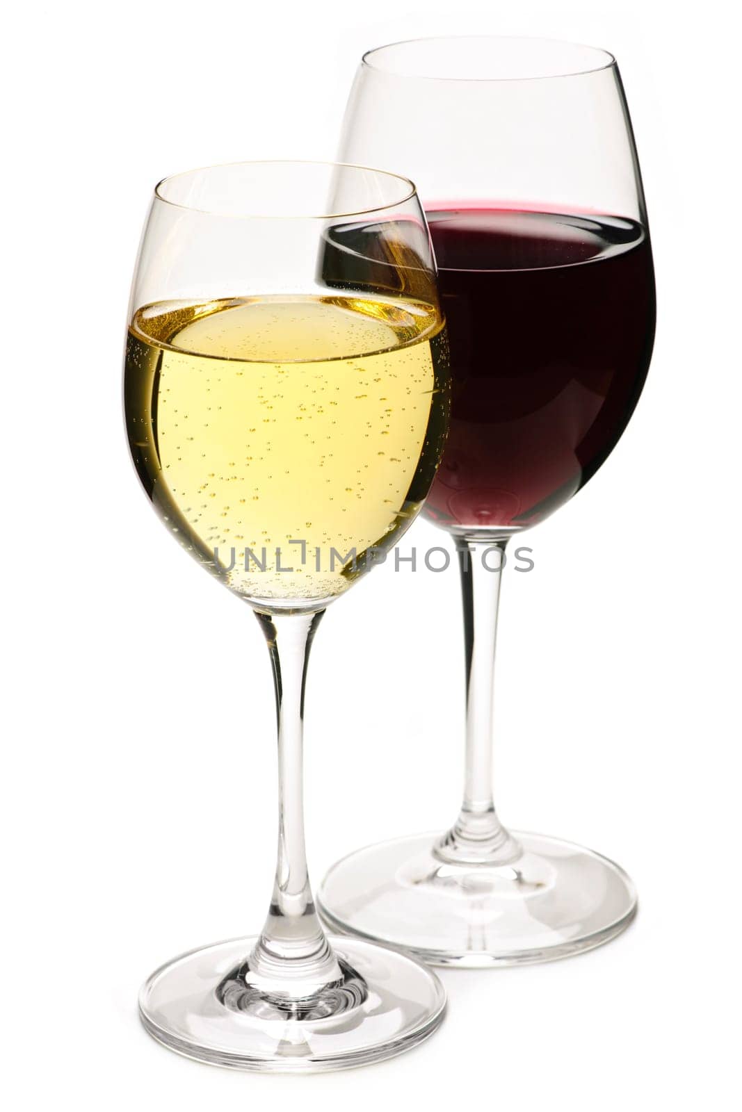 Red and white wine