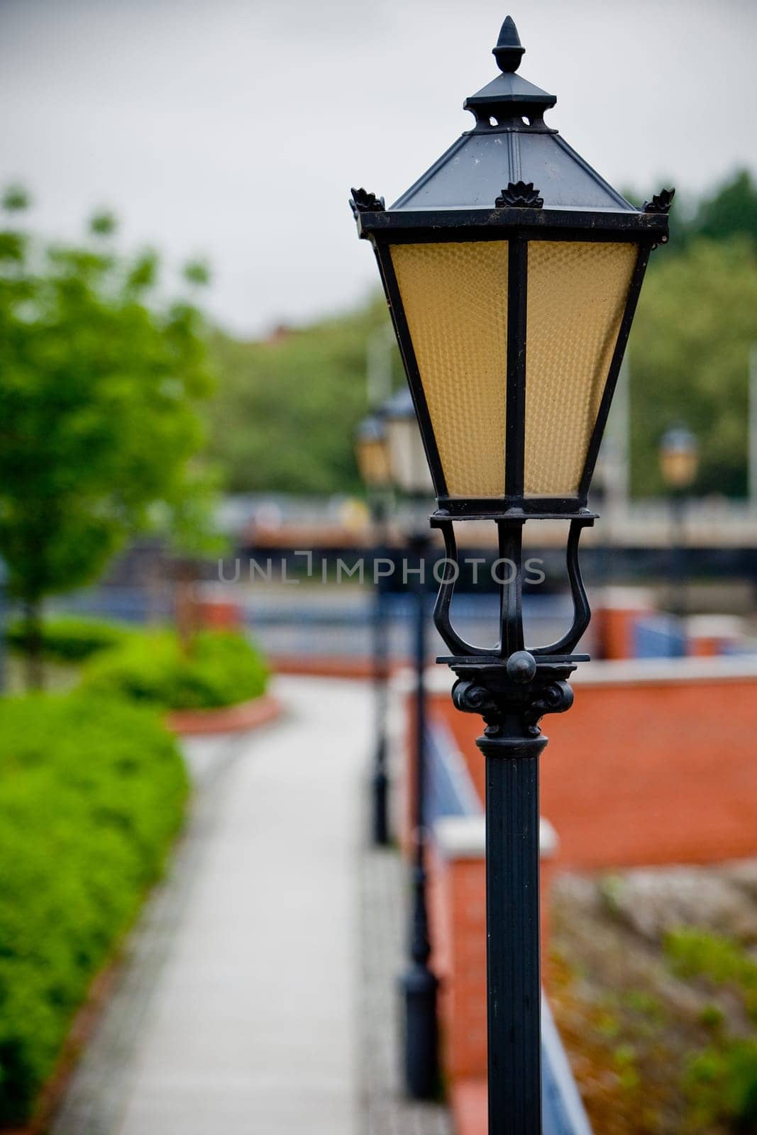 Lanterns on the promenade