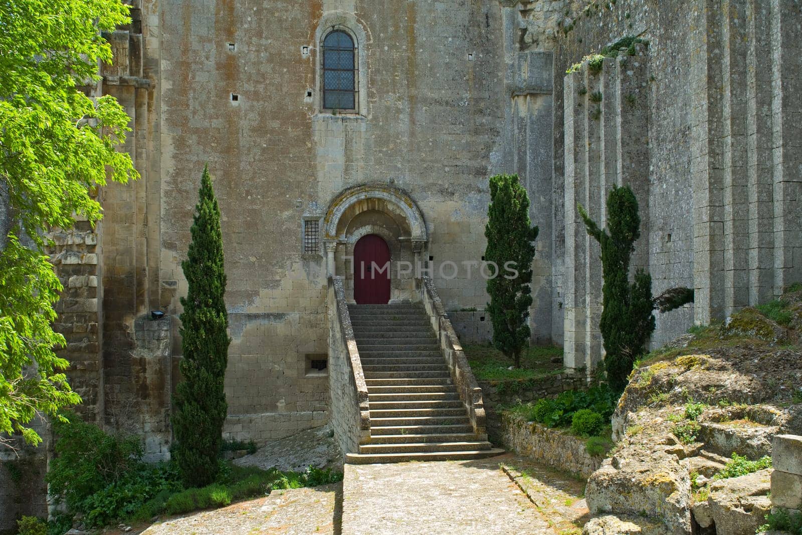 At the Abbaye Montmajour in France