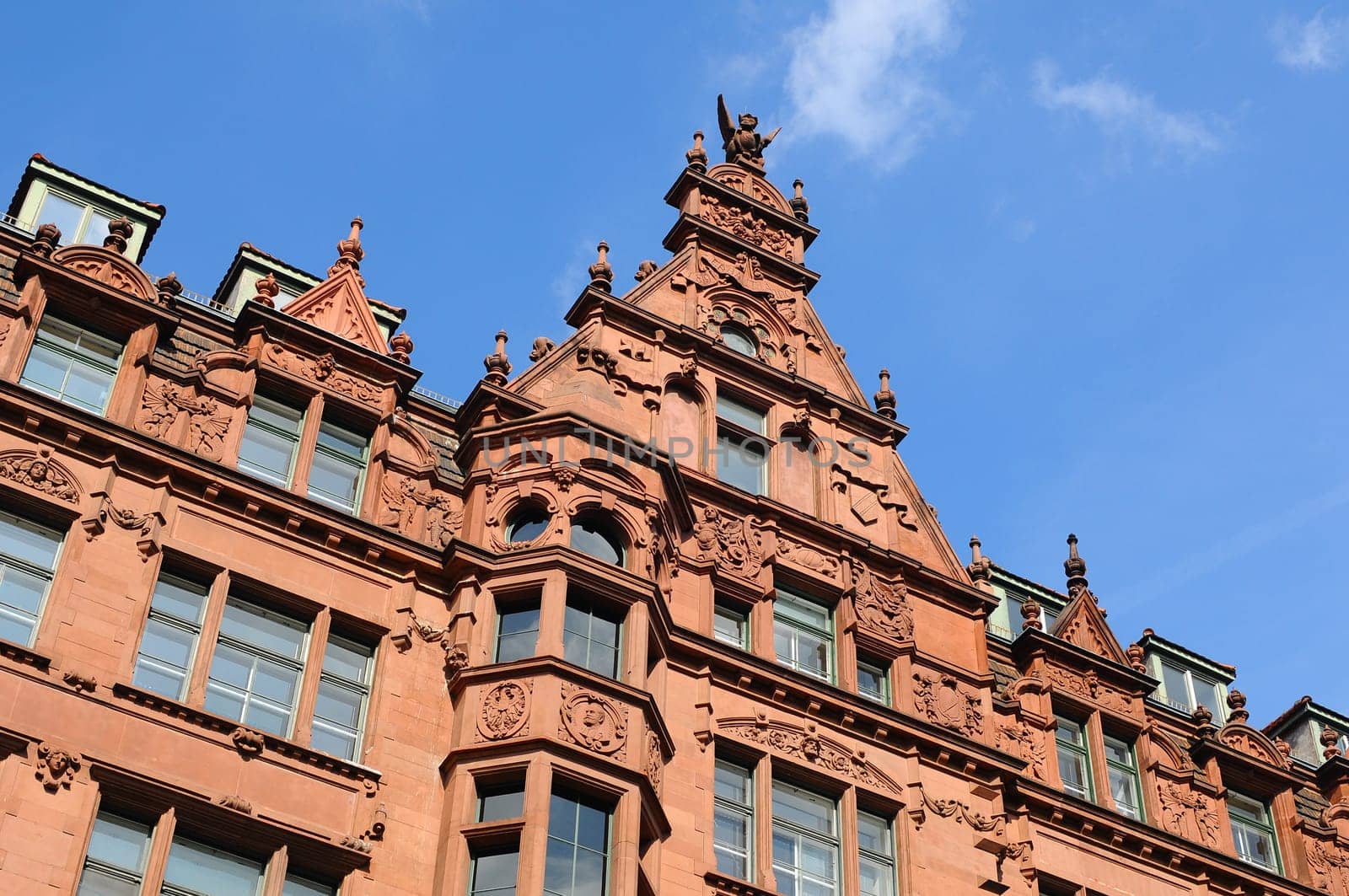 Façade at the Nikolaiviertel in Berlin