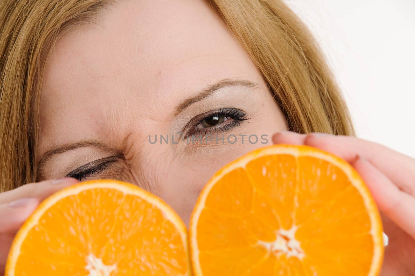 blink behind the oranges slanting
