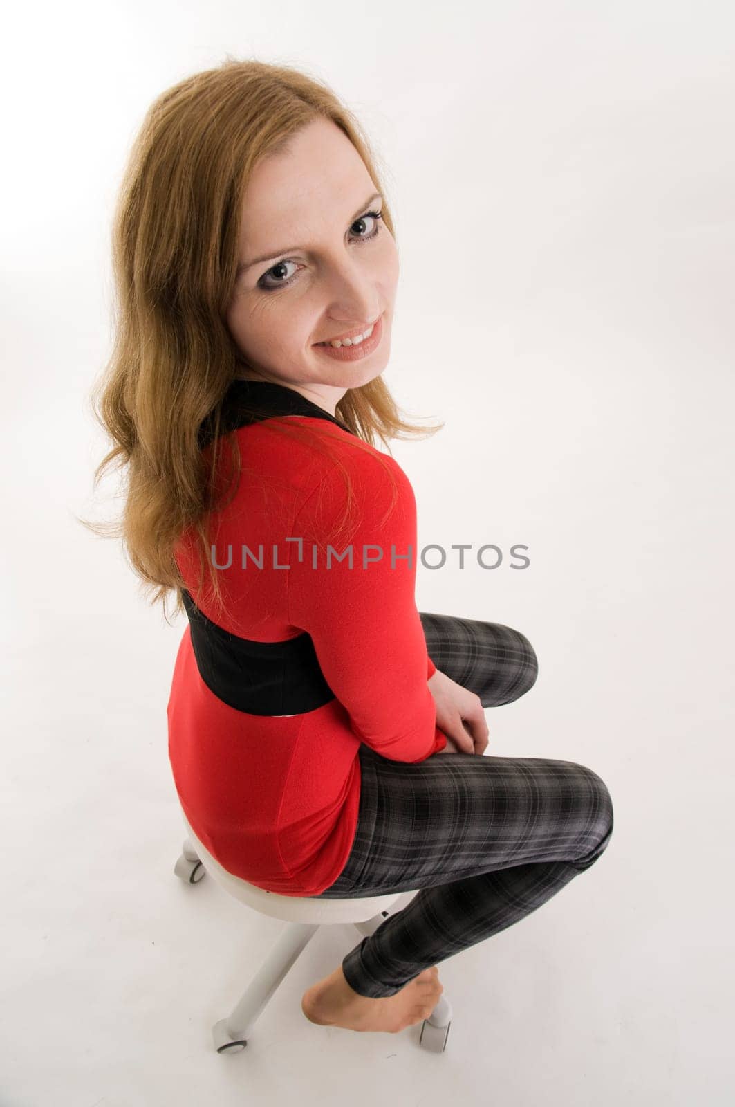 Valeria on the Swivel chair