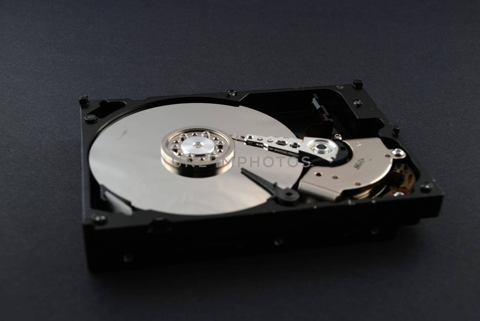 Hard drive interior