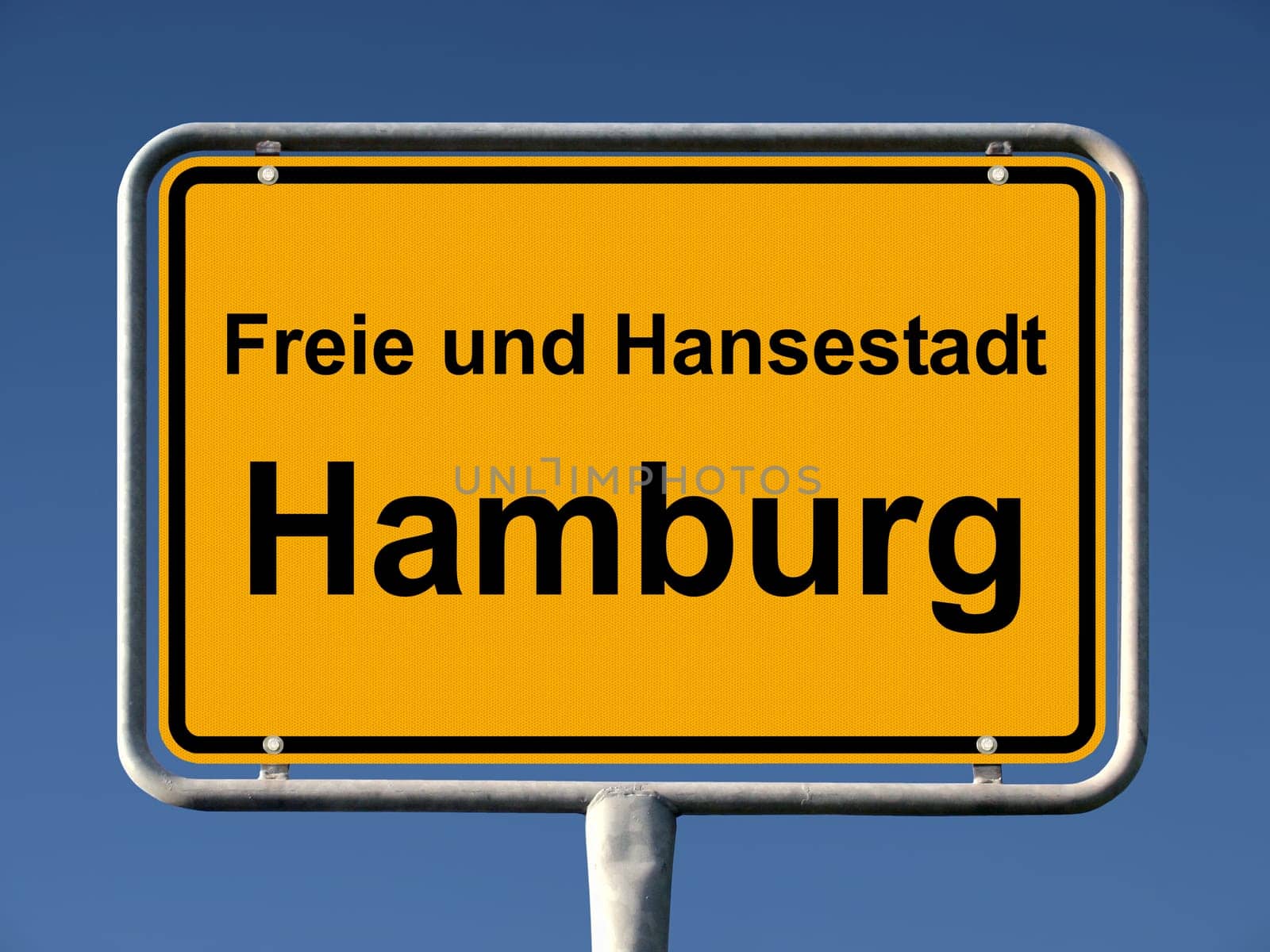 Place sign of Hamburg