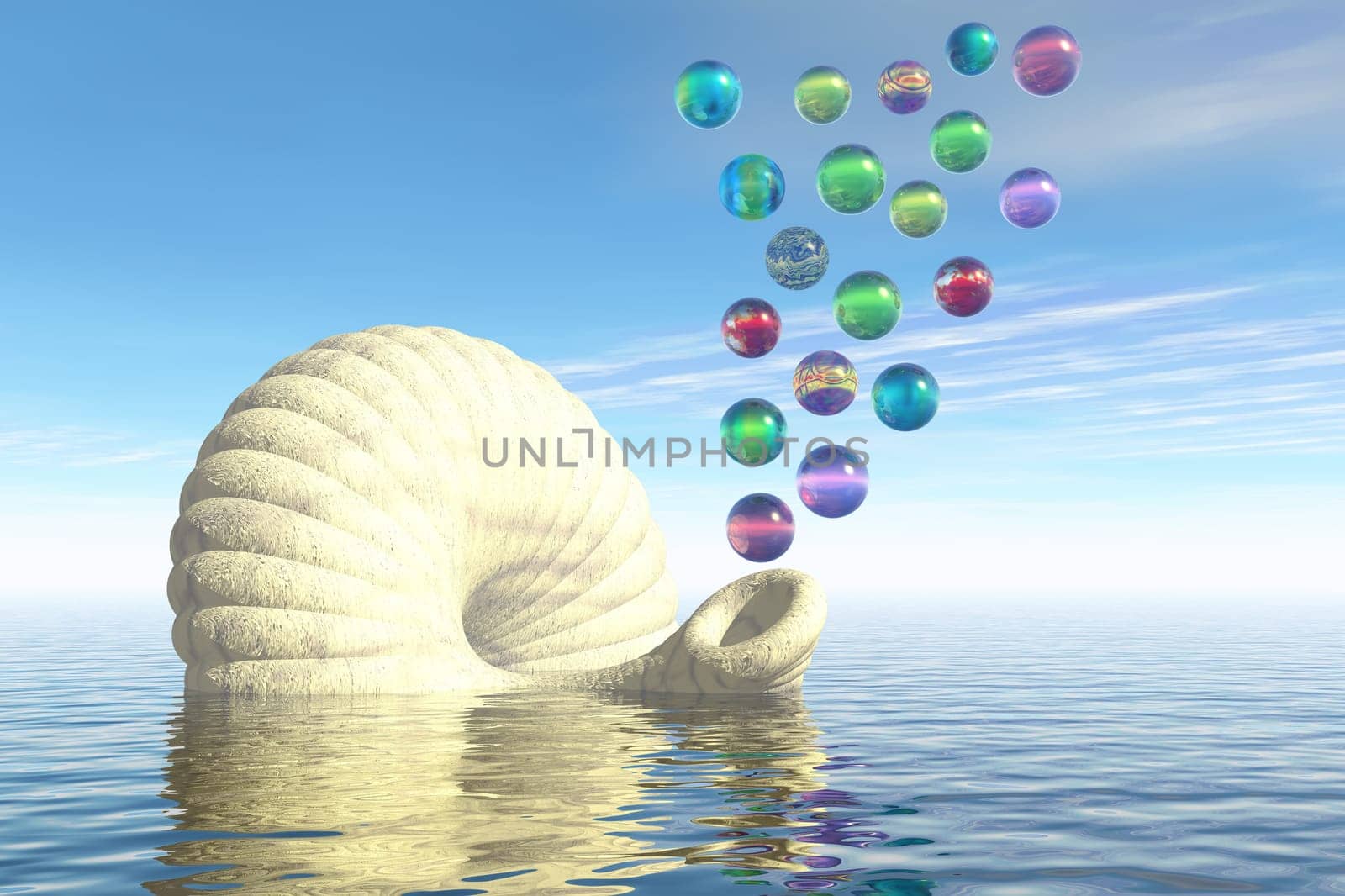 colorful air bubbles