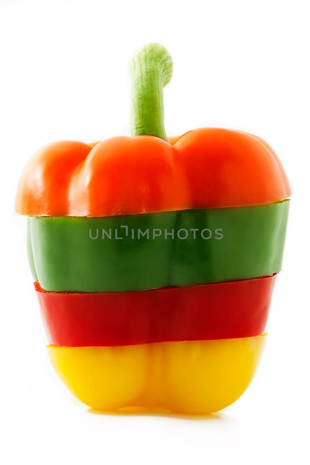 A colorful bell pepper