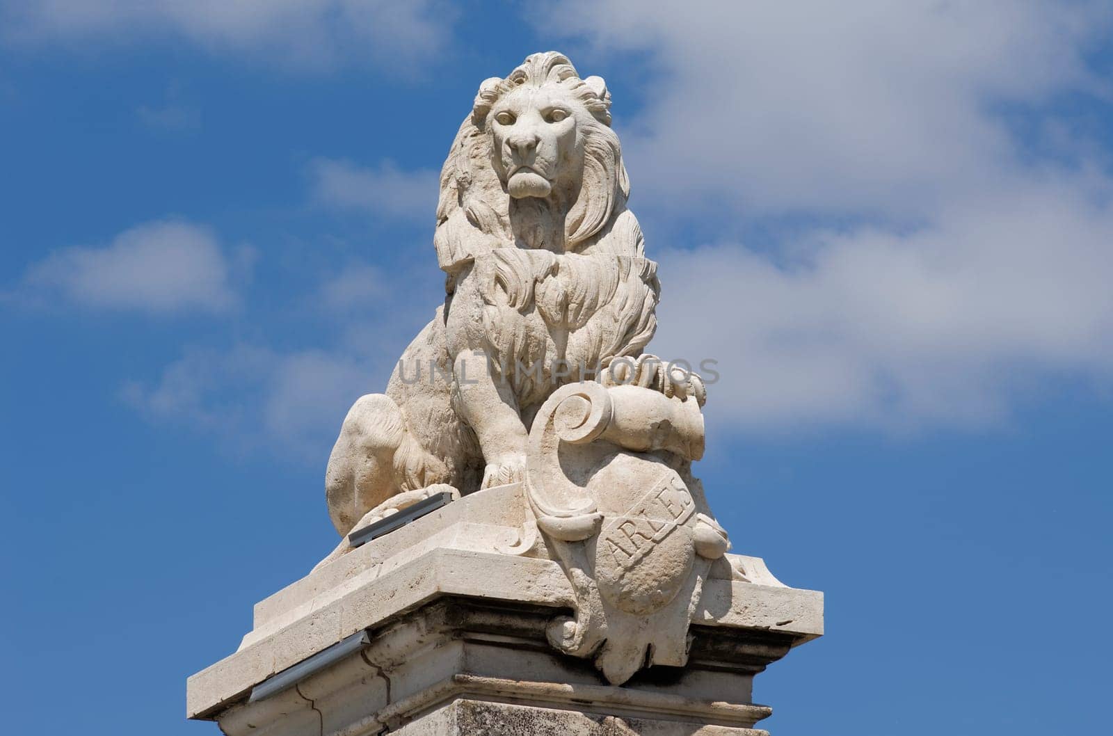 The Lion of Arles in the South of France