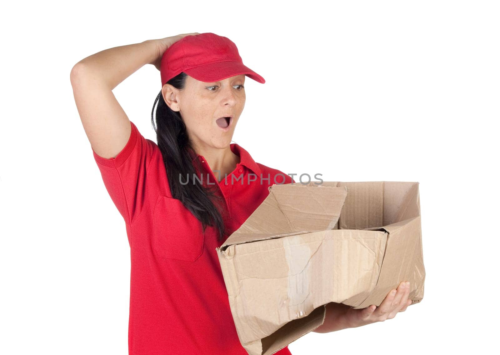 Beautiful dealer with box