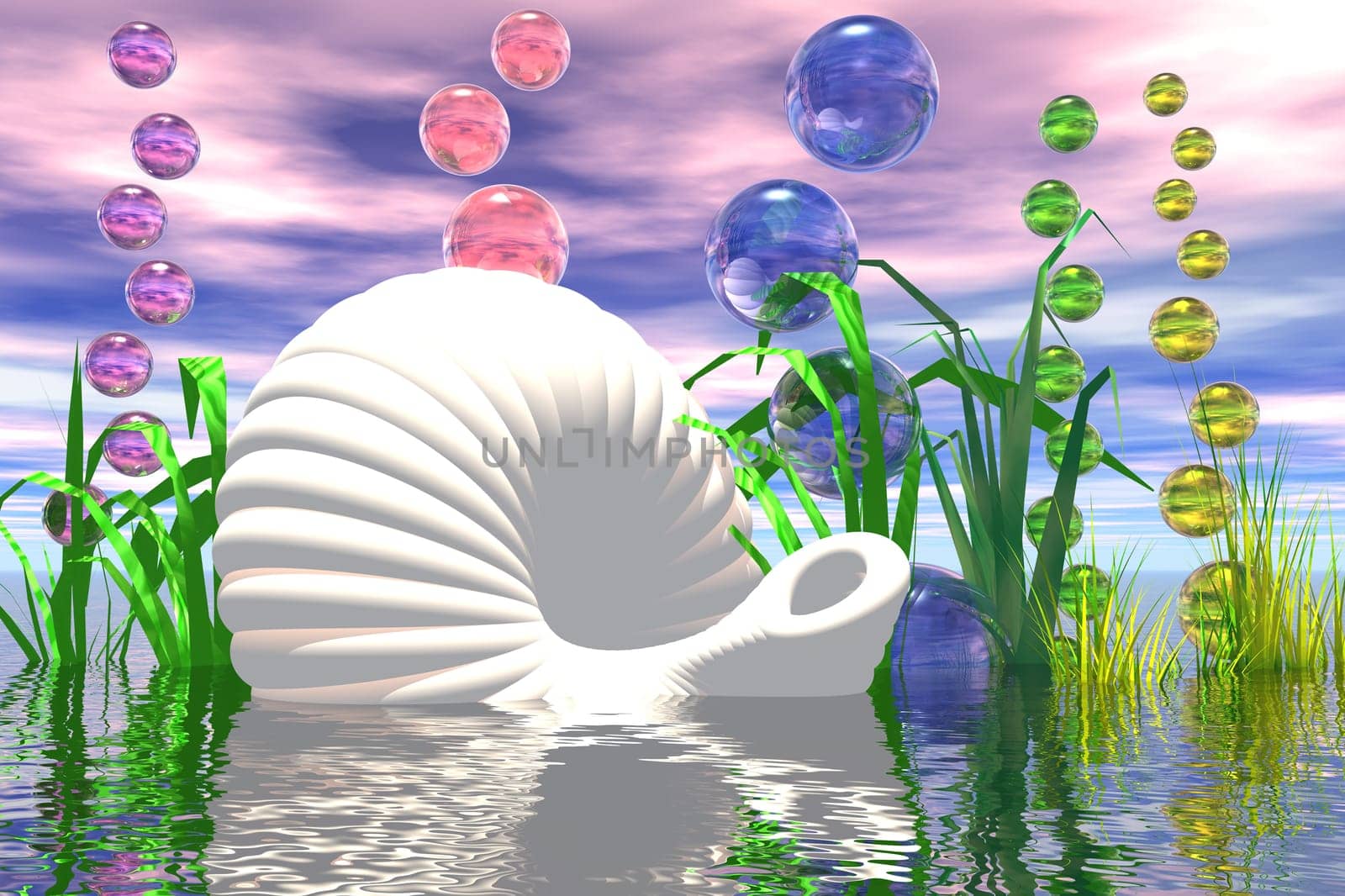 colorful air bubbles