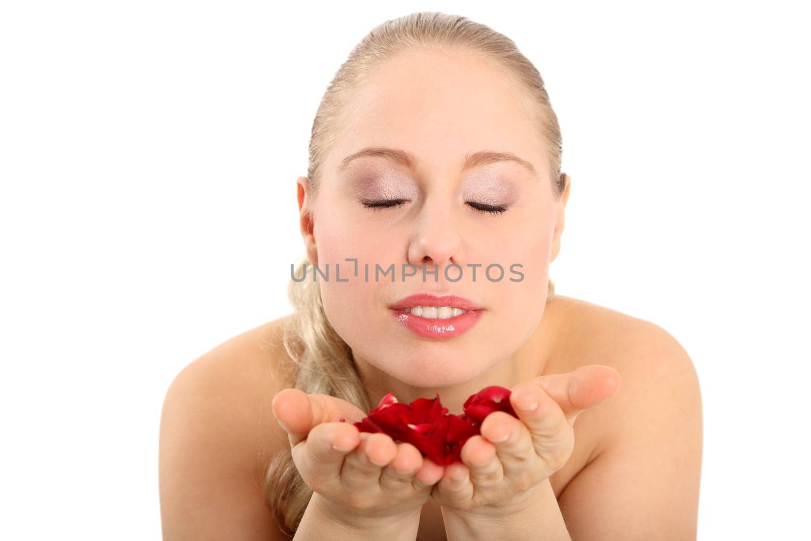 the scent of rose petals
