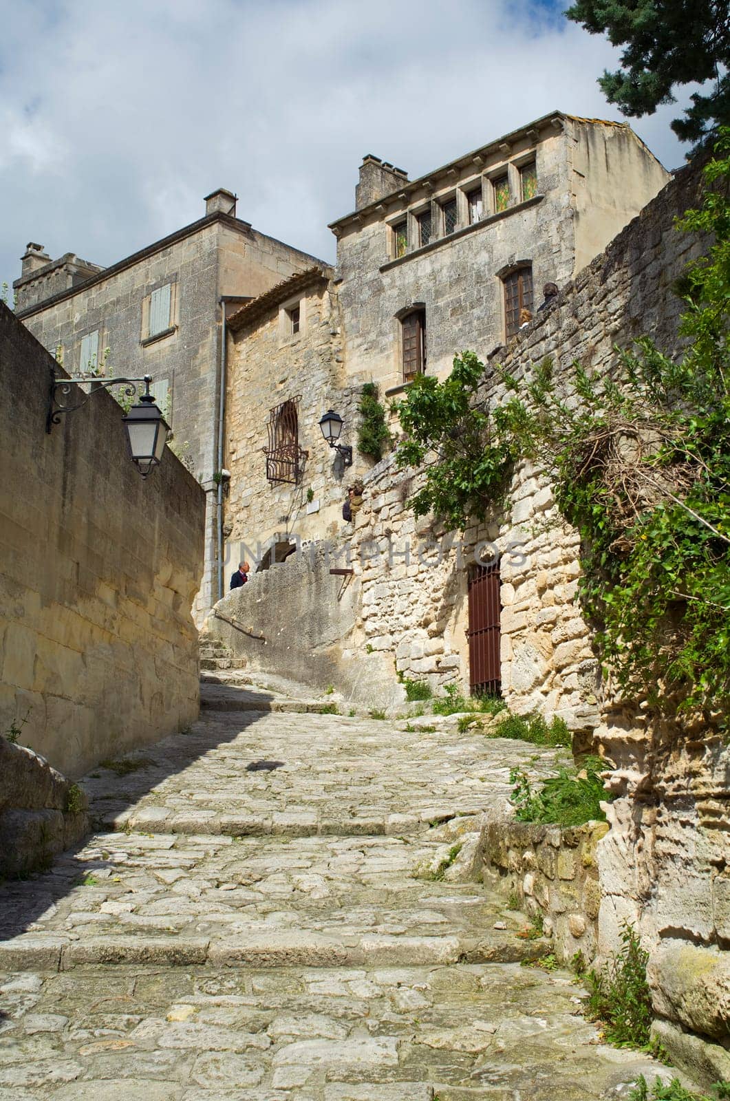 Ancient Staircase in Les Baux in France