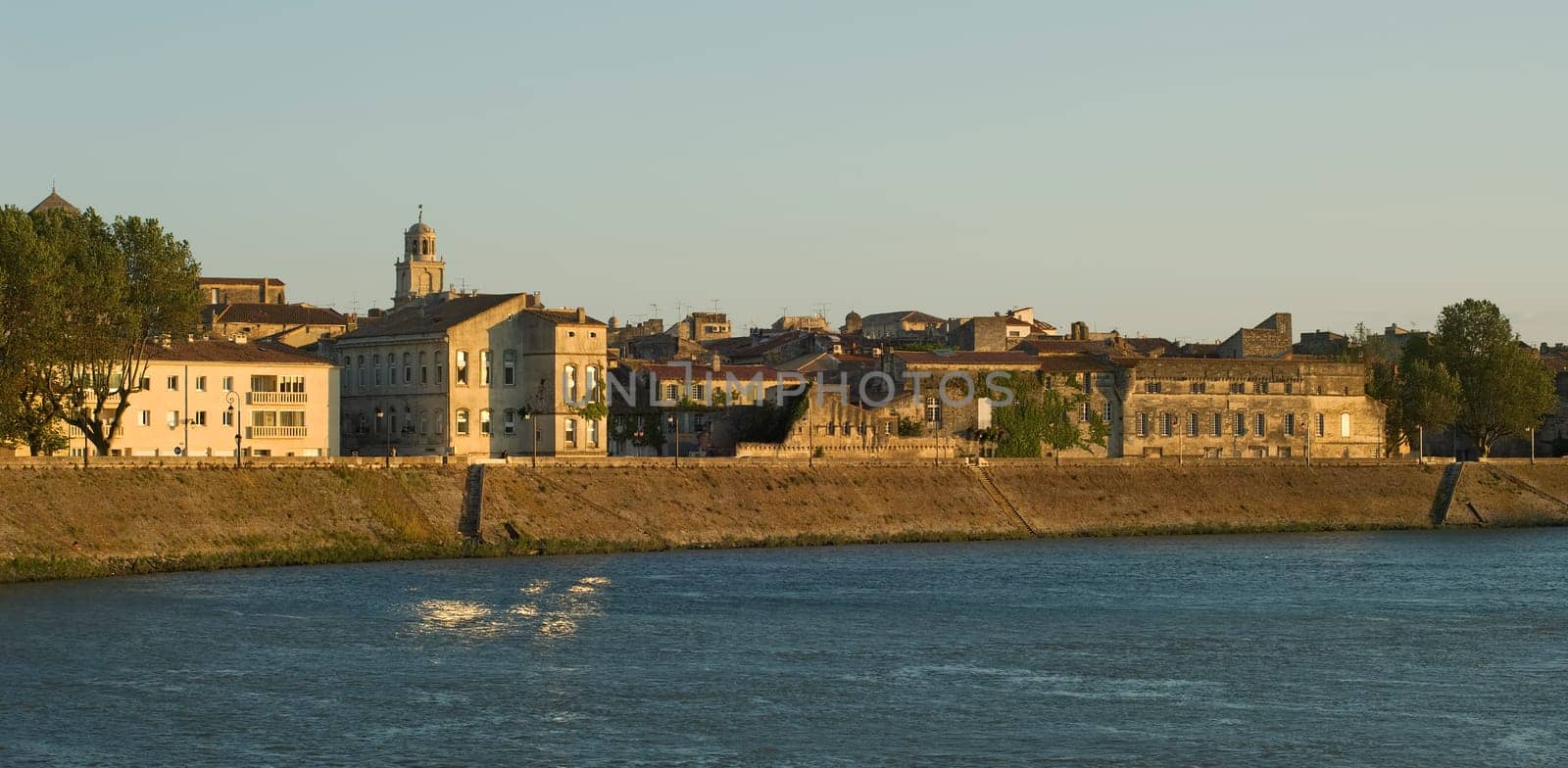Arles in the South of France in the evening