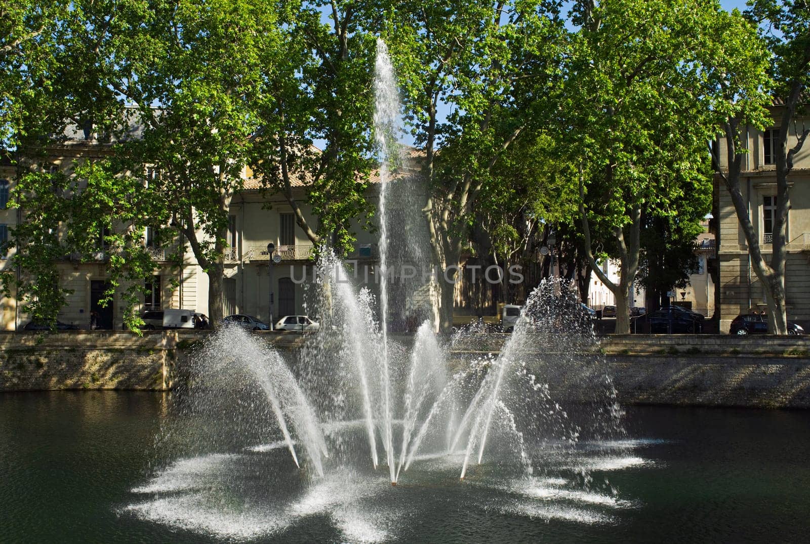 At the Jardin de la Fontaine in Nîmes