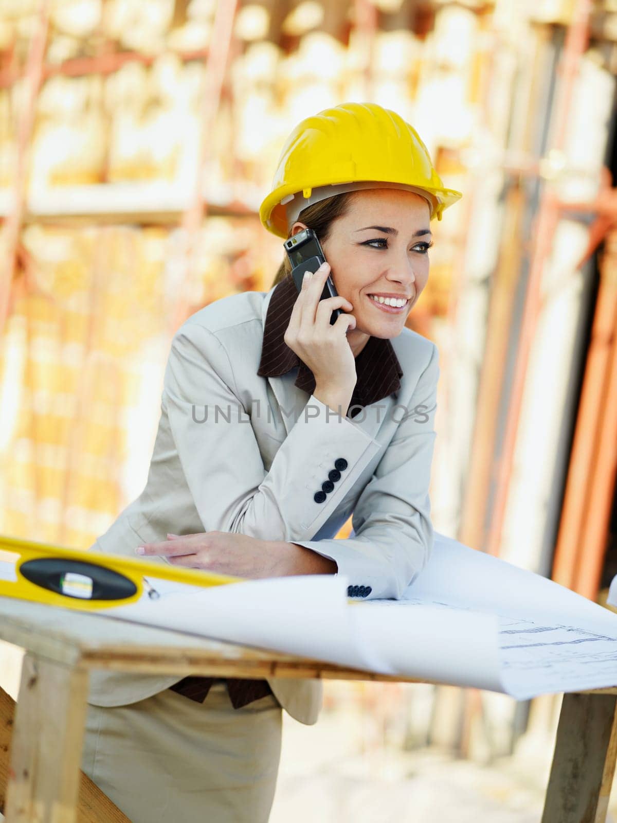 woman looking at camera and smiling