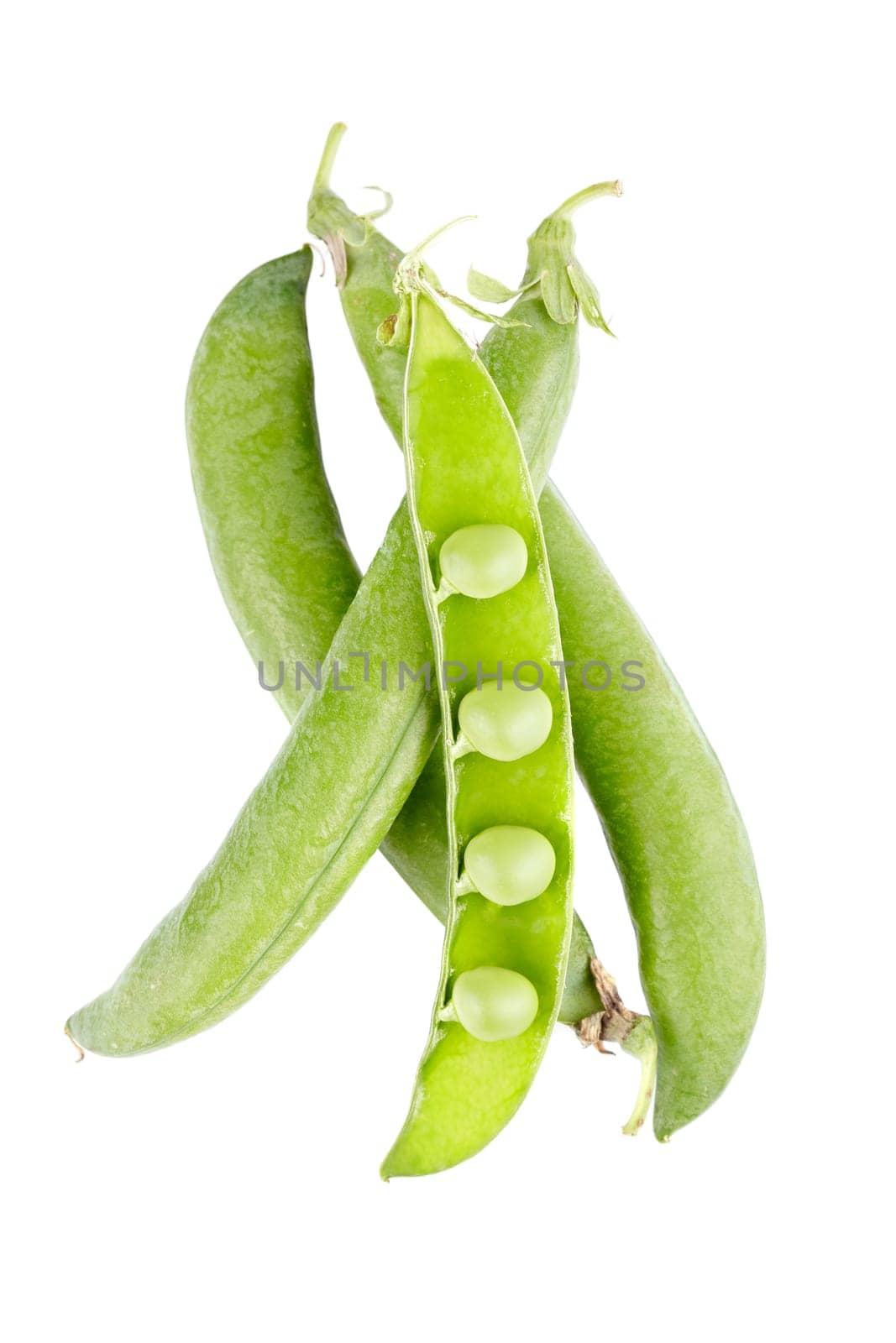 Peas with pods