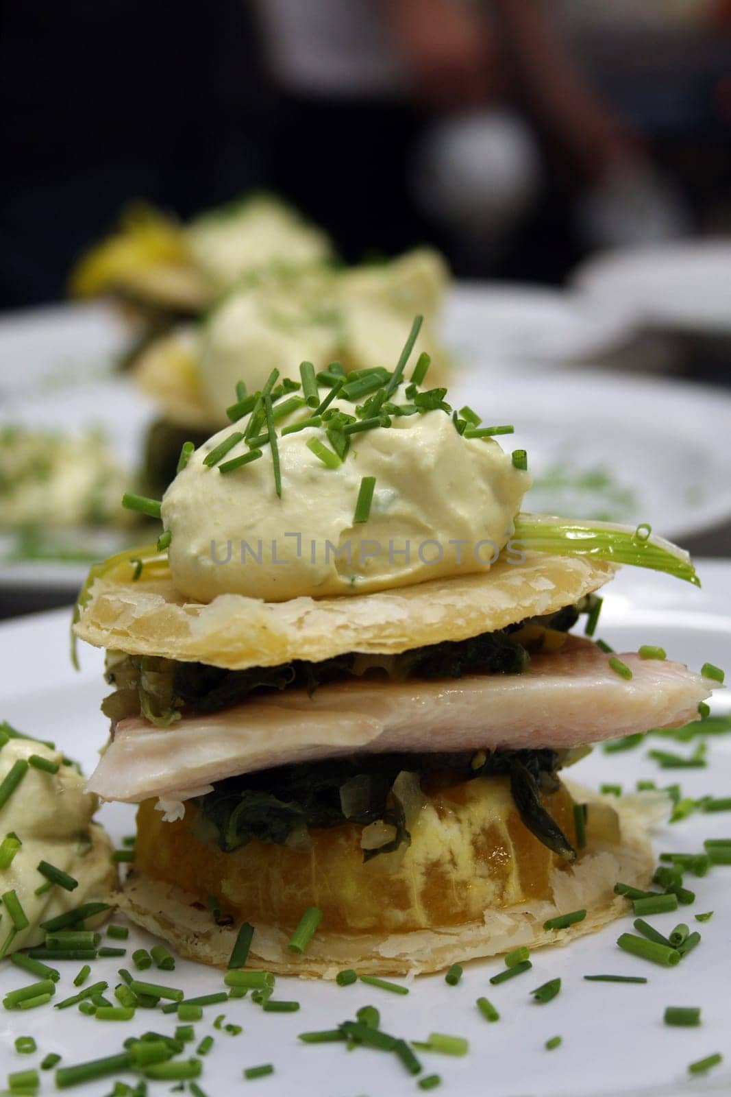 Puff pastry dessert