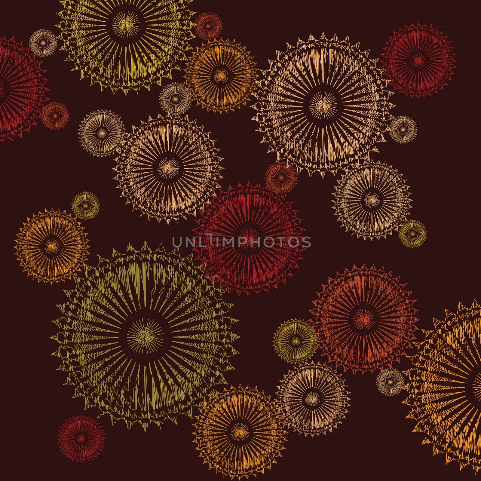 stylized circels