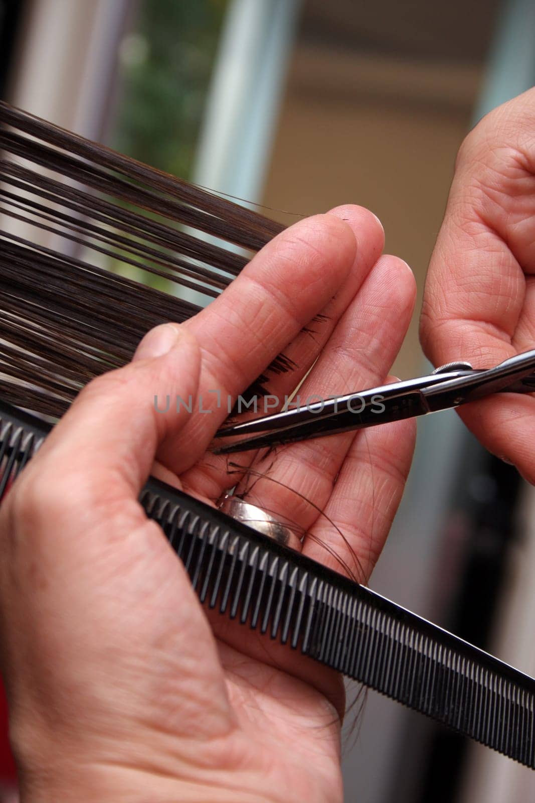 Cutting hair