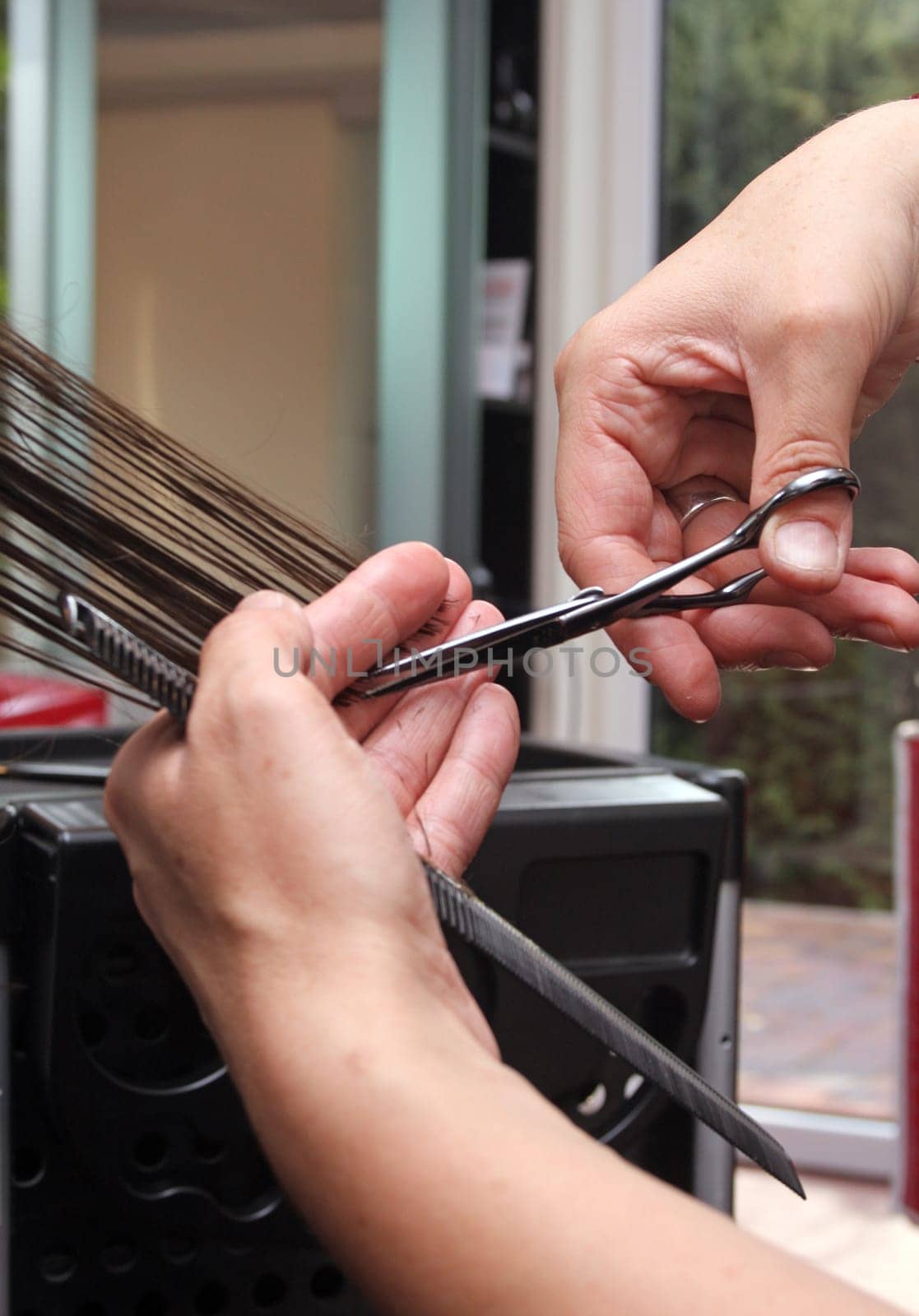 Cutting hair