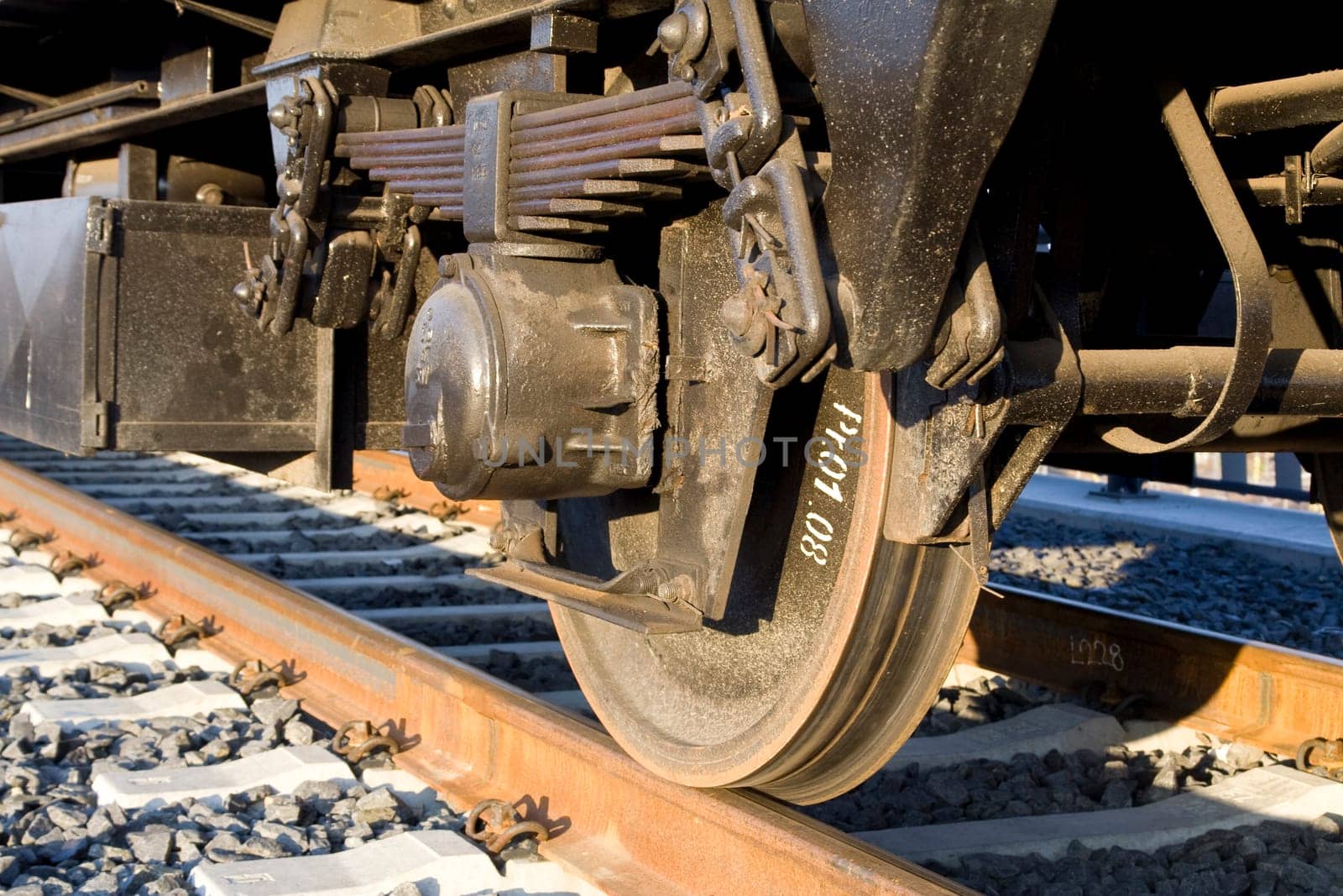 Train - detail of wag wheels