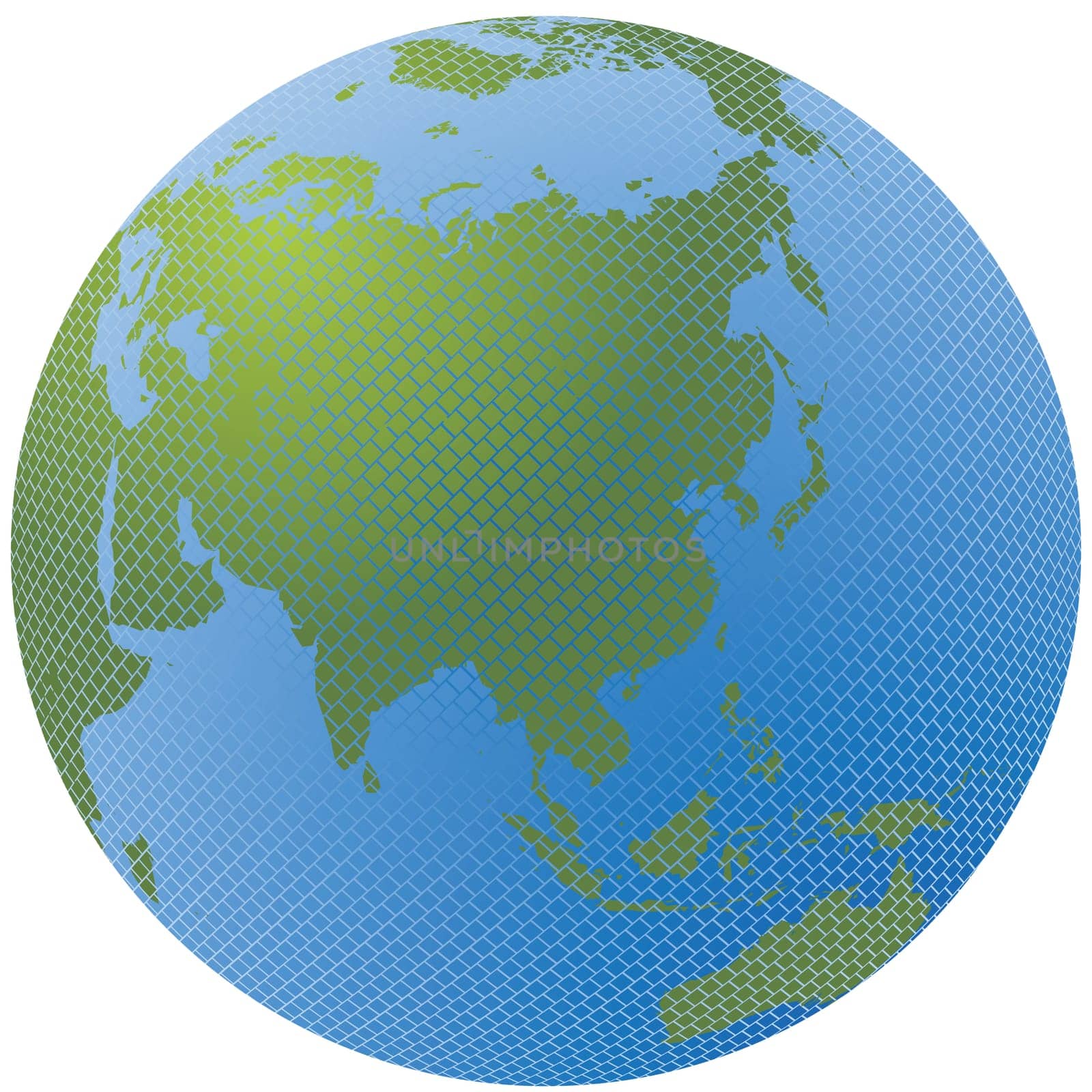 mosaic globe