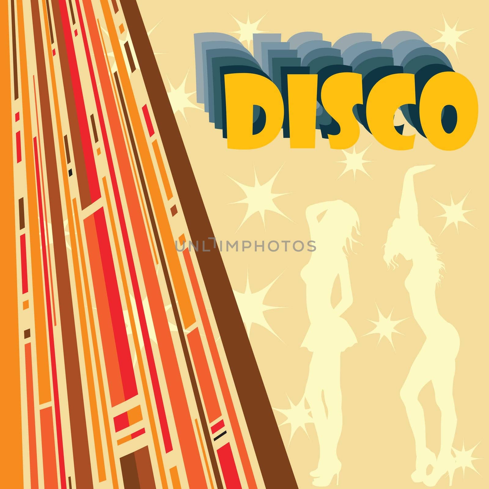 abstract disco background