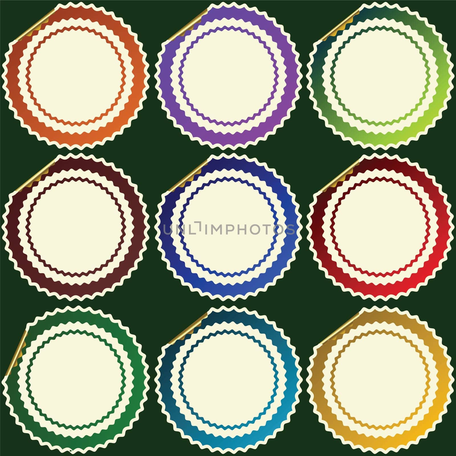 Empty stickers