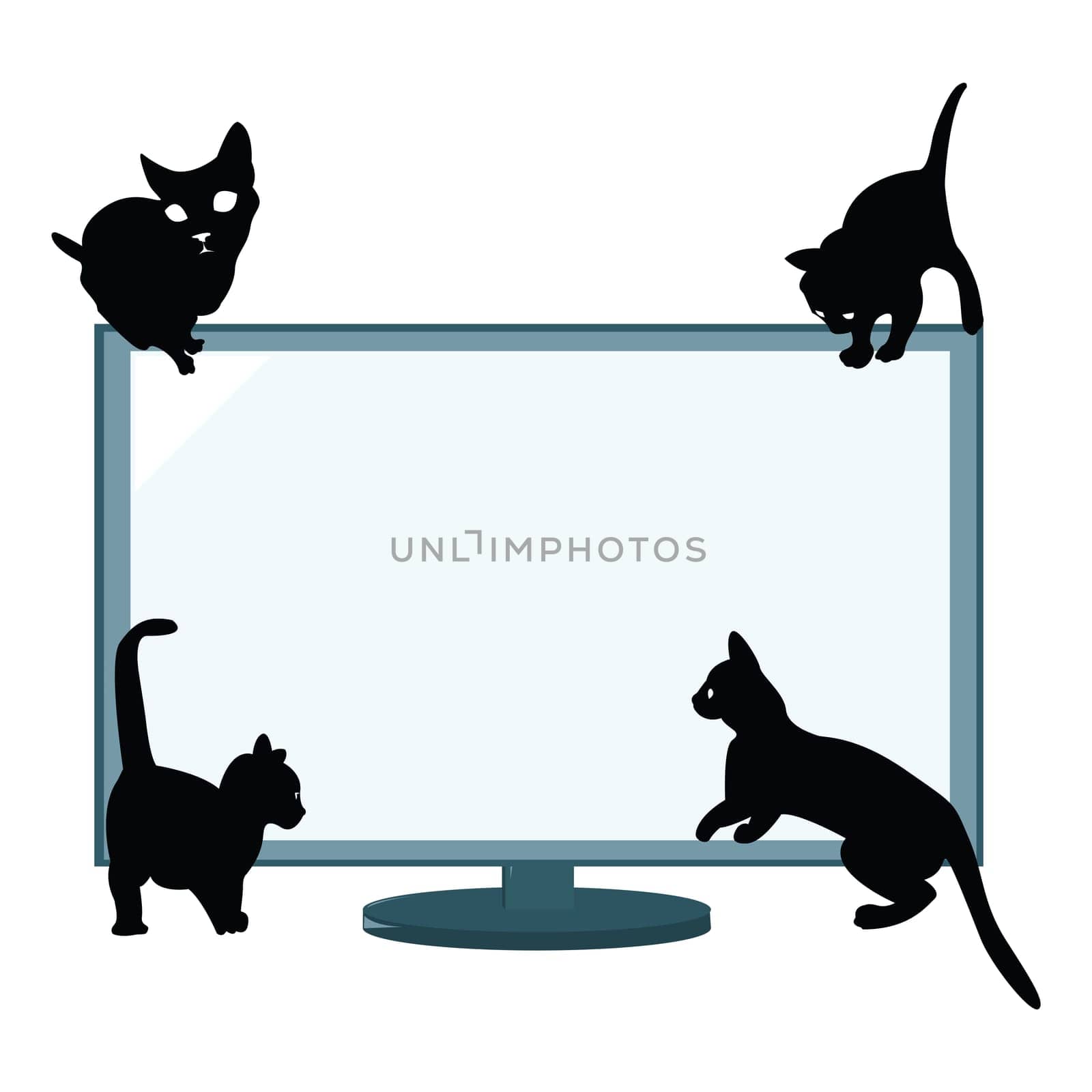 cats silhouettes