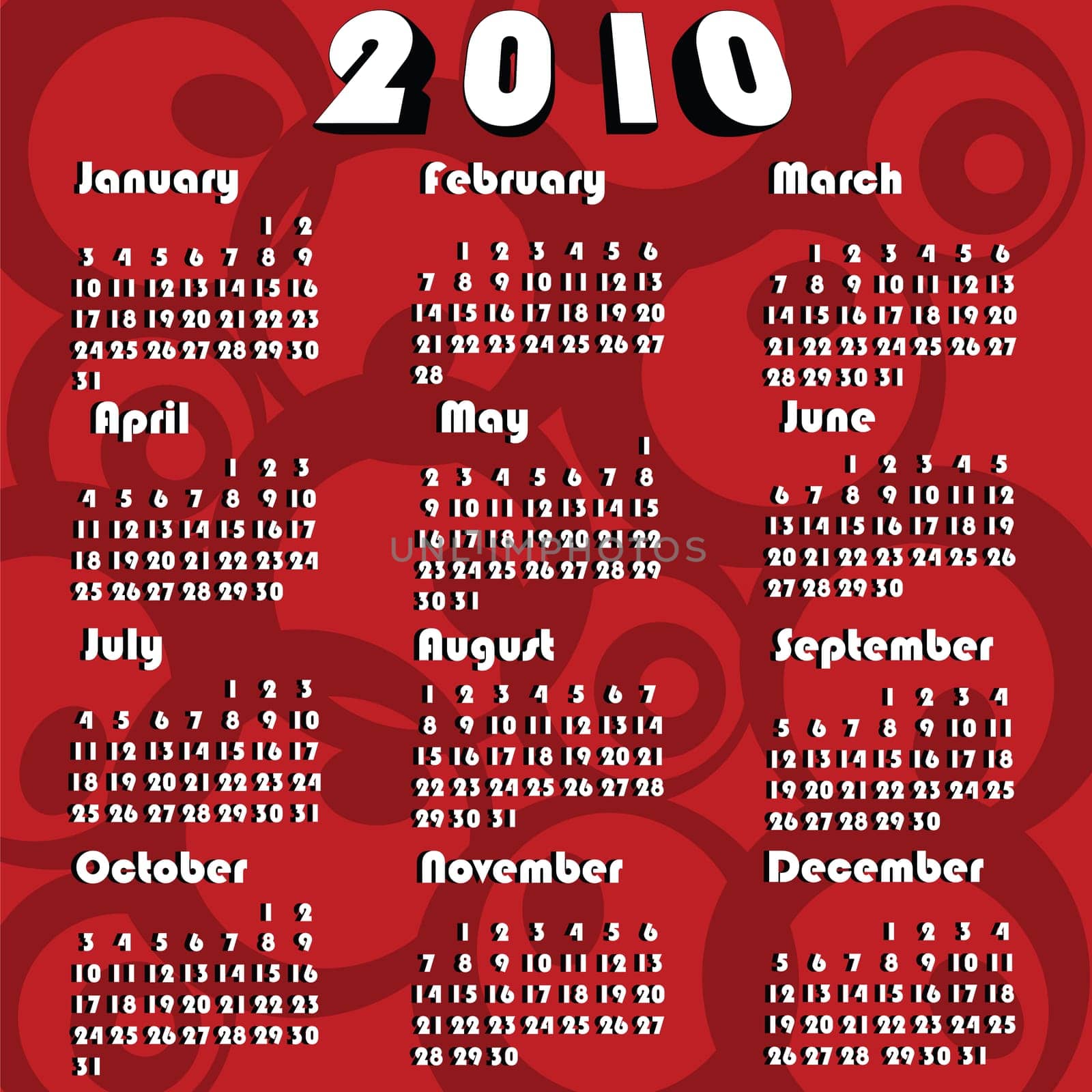 2010 calendar