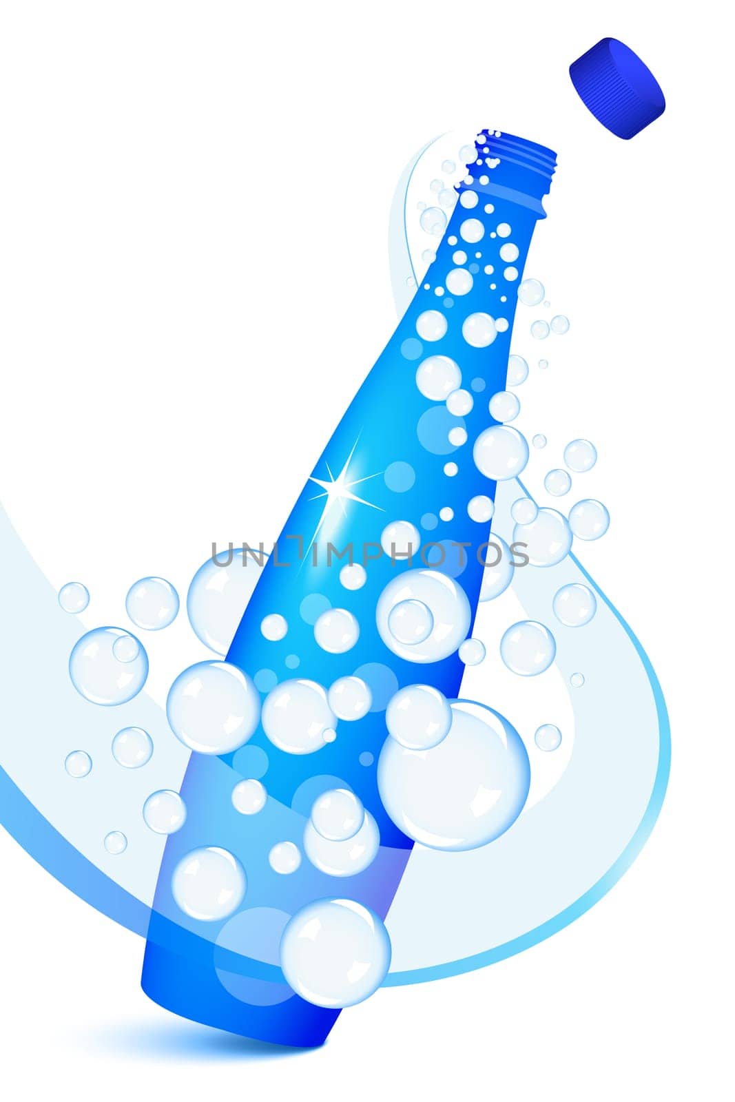 Sparkling water bottle