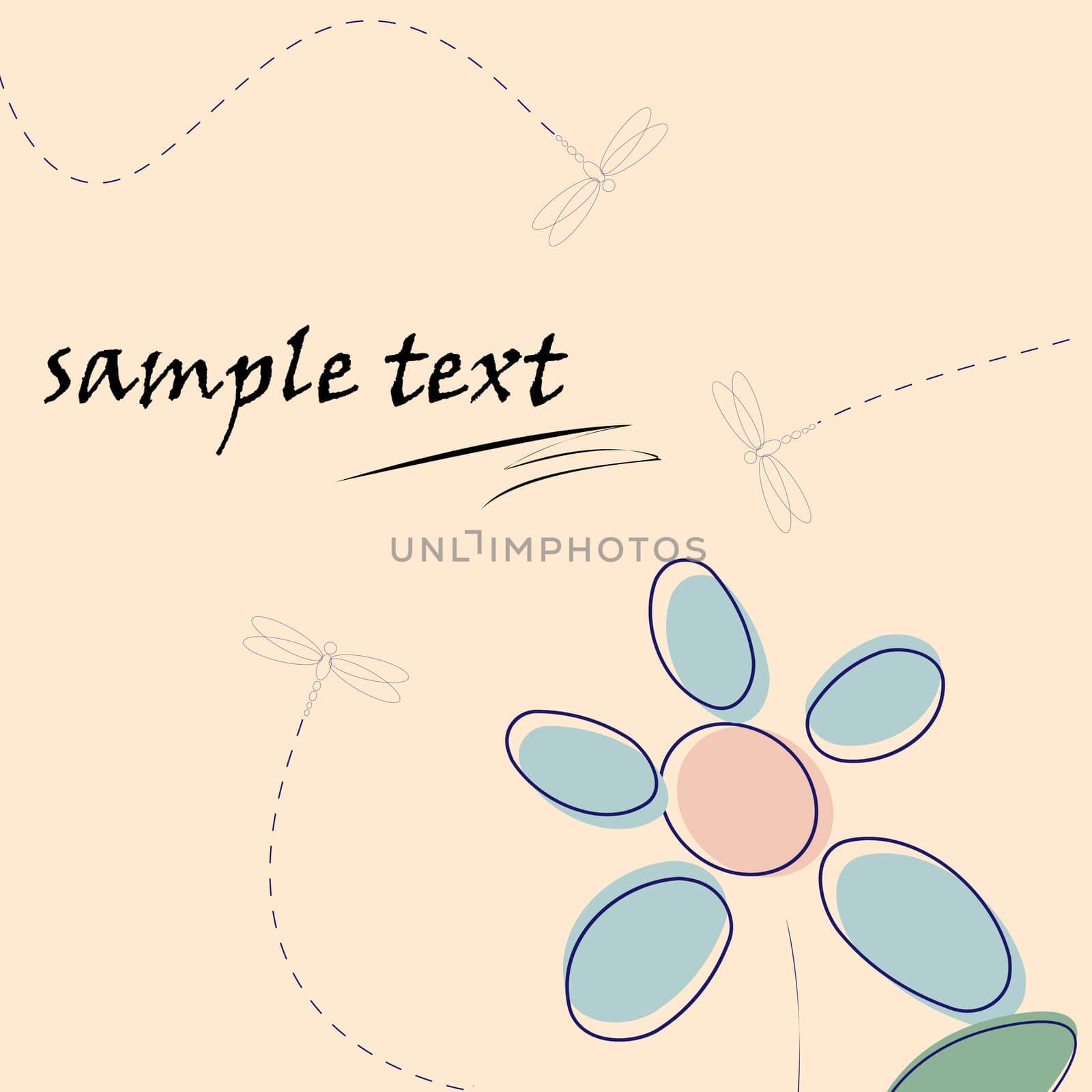 Vintage floral background