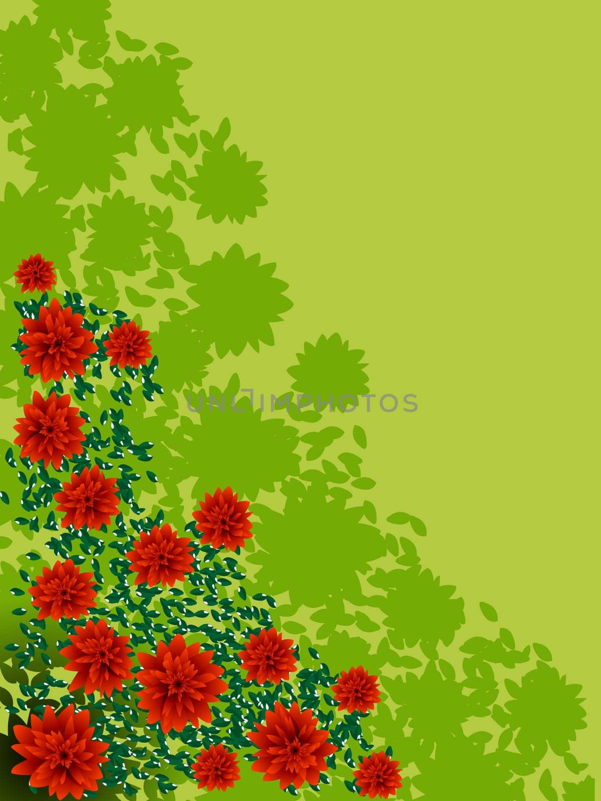 Abstract flower background