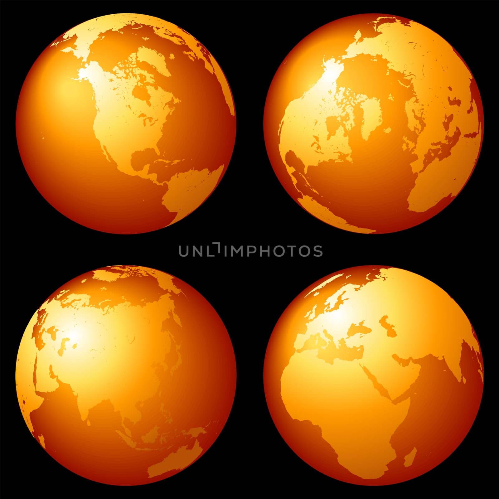 Earth globes