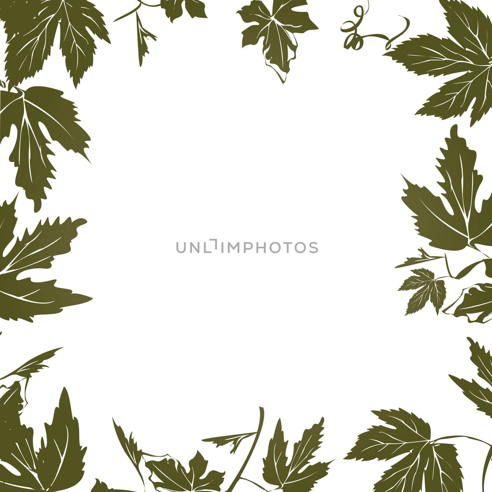 Grape leaf frame
