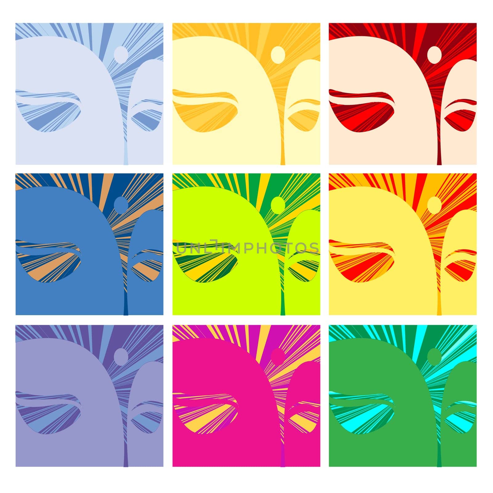 Faces of Buddha