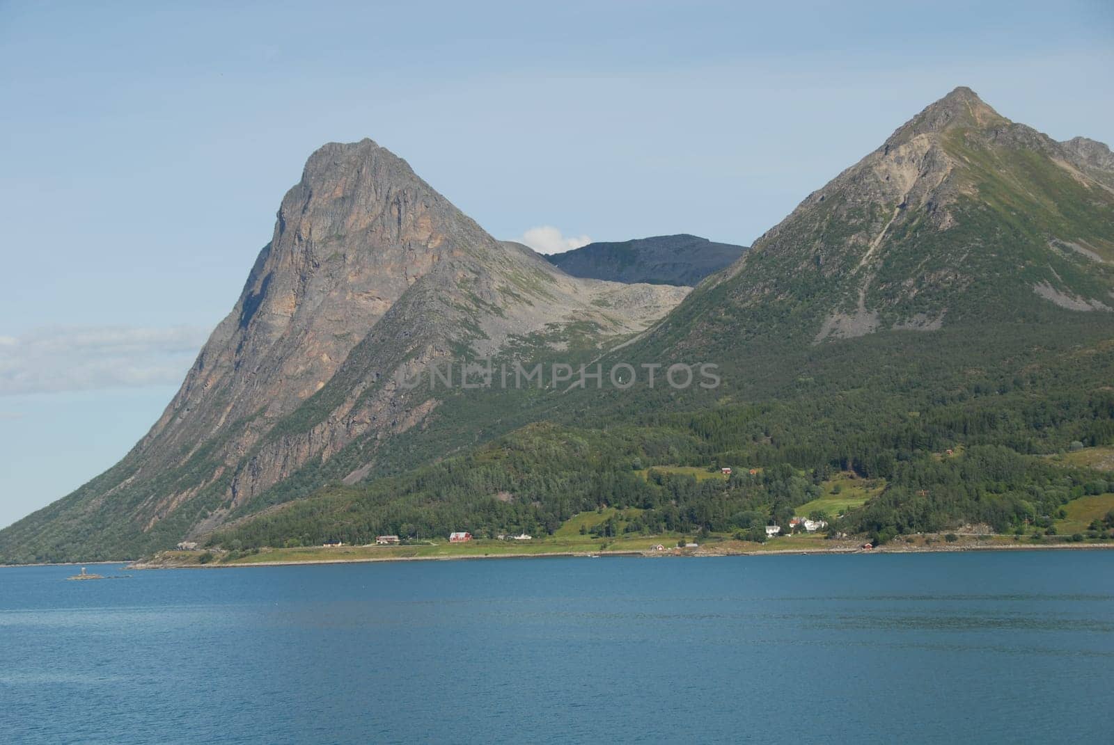 Coastal landscape in Northern Norway