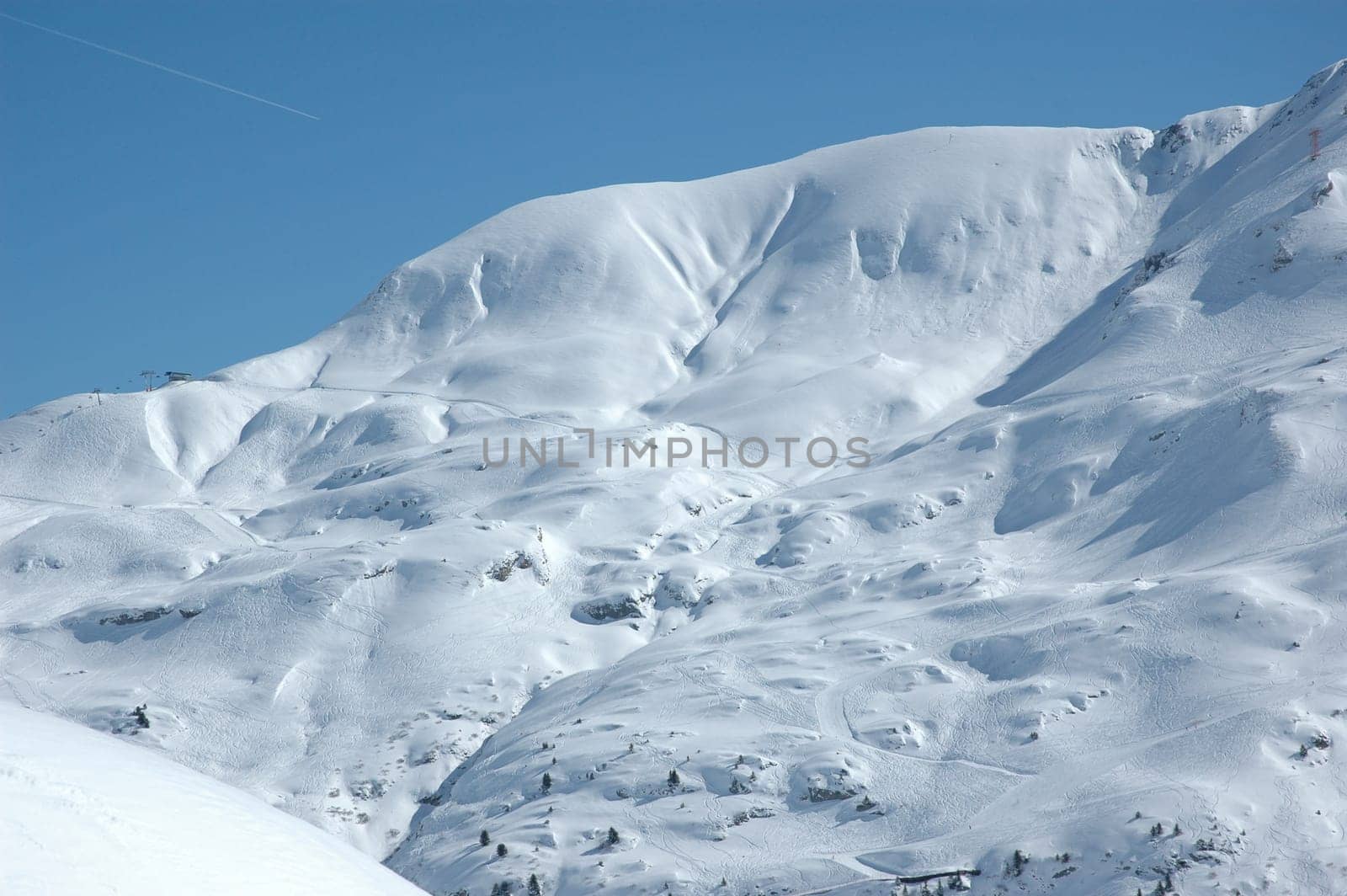Ski resort on the Arlberg