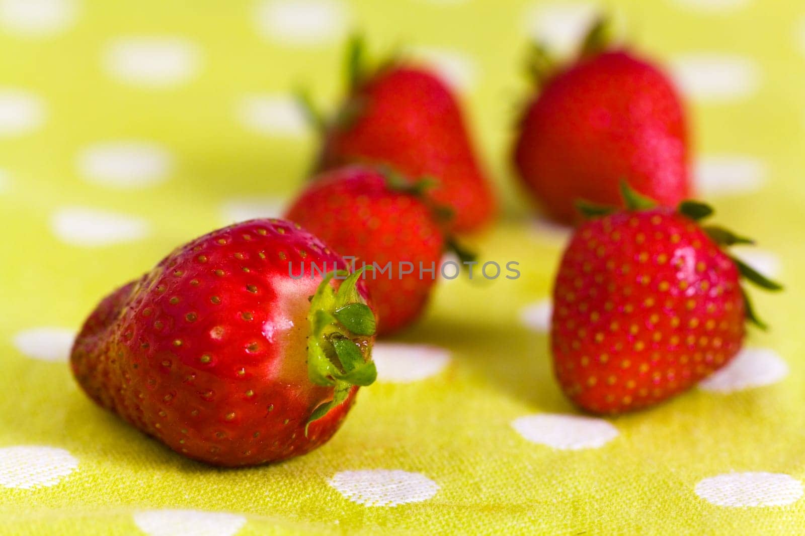 Fresh strawberries,macro shot