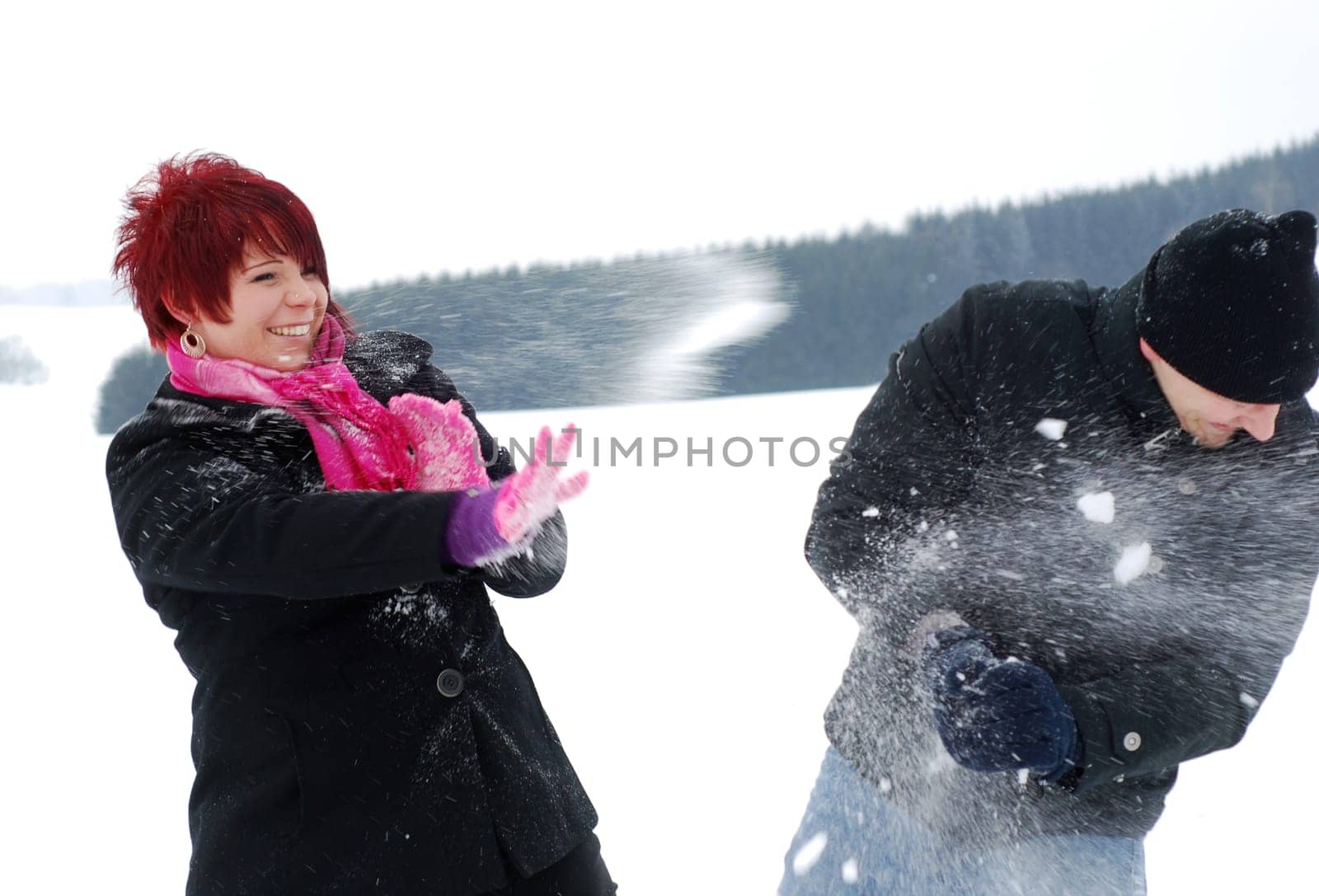Snowball fight