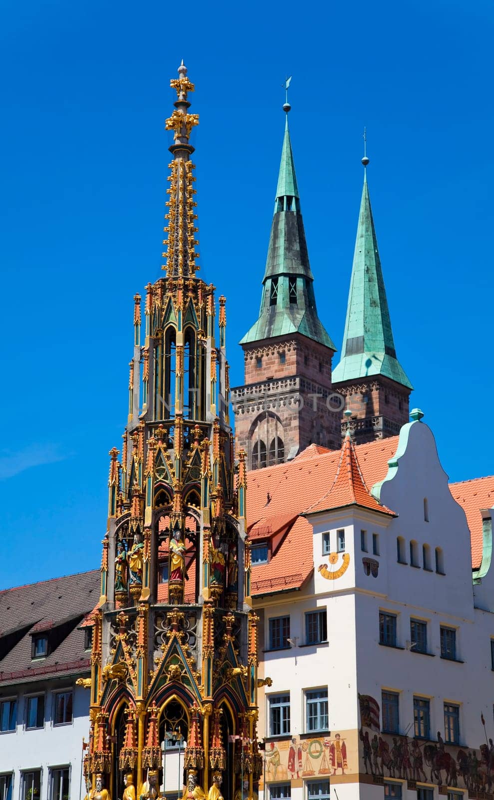 Nuremberg Landmark (Beautiful Fountain)