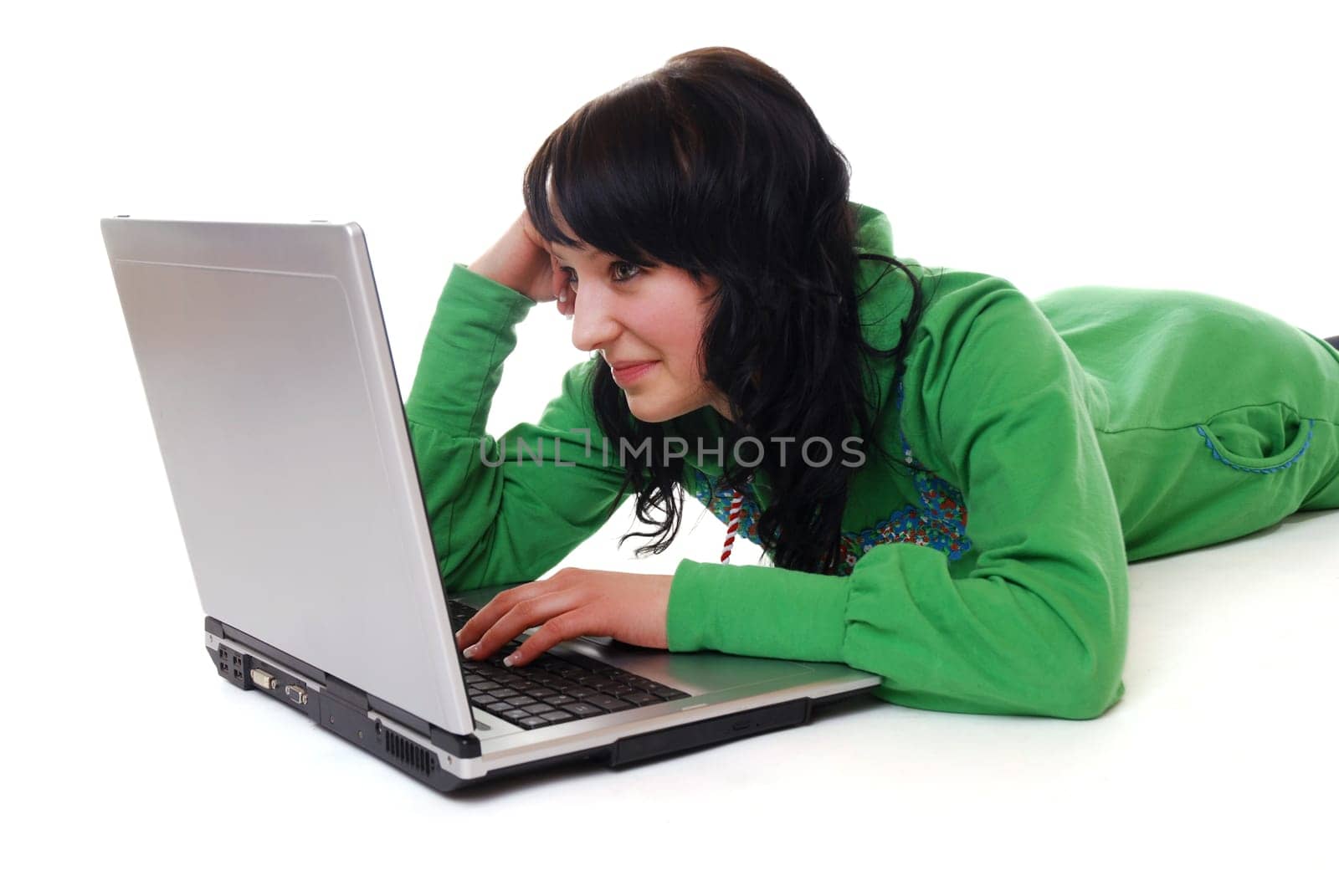 Young woman with laptop