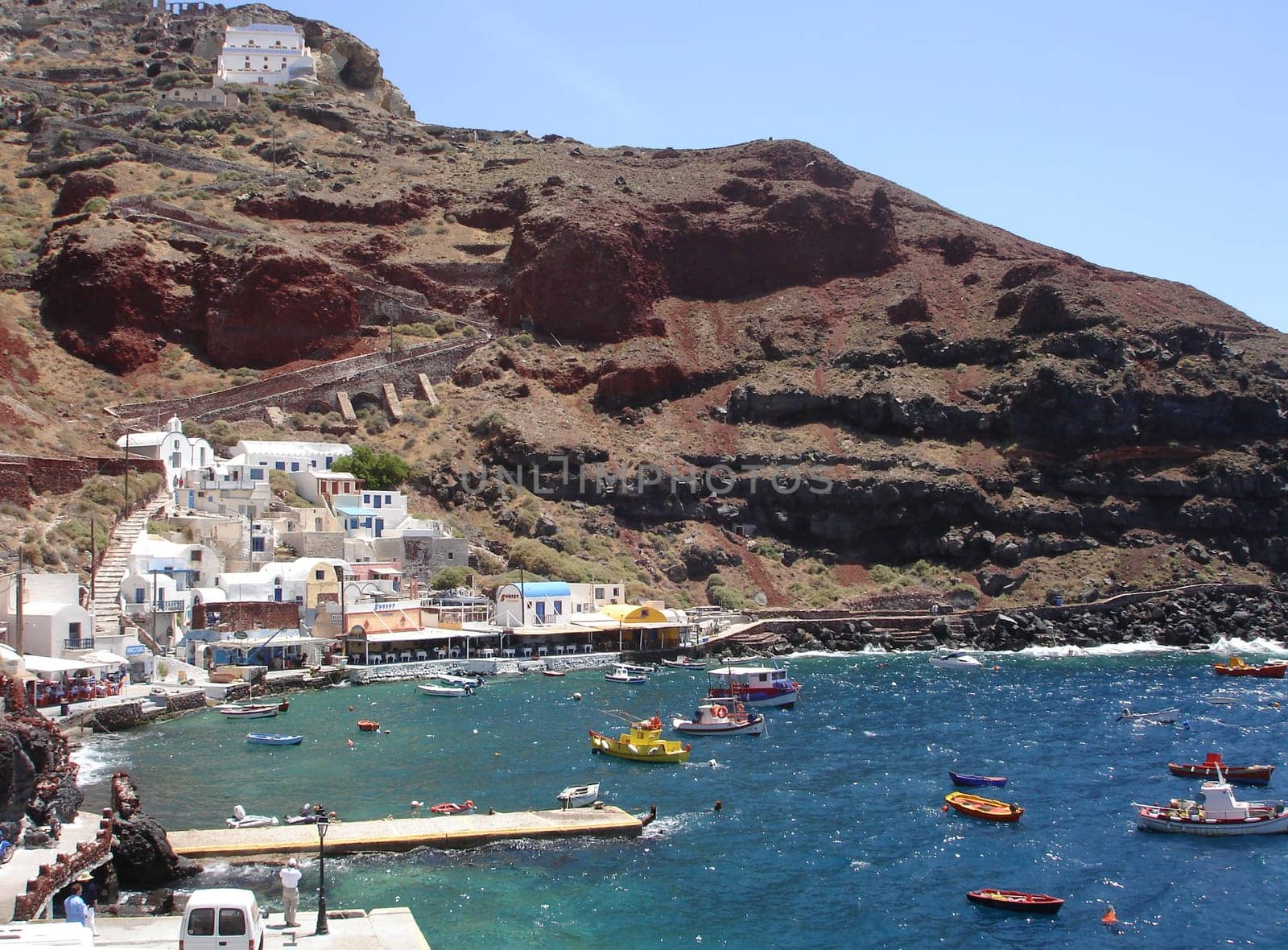 Harbour in Santorini