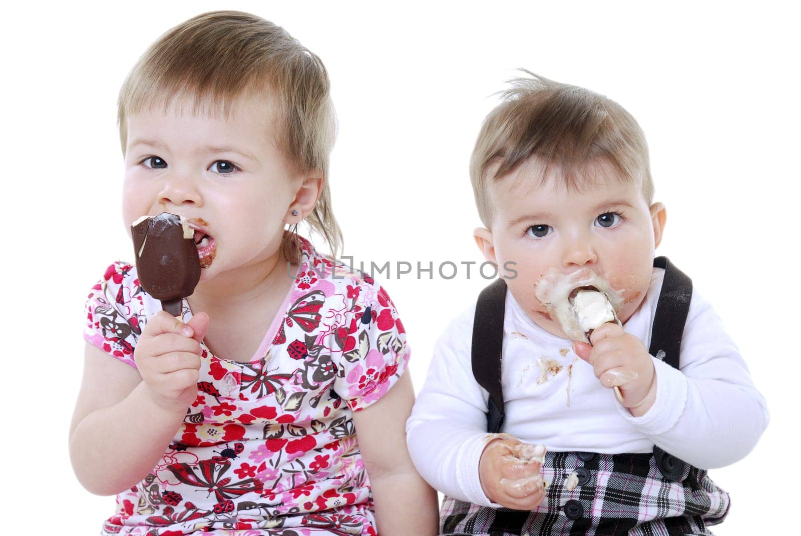 Eating ice cream