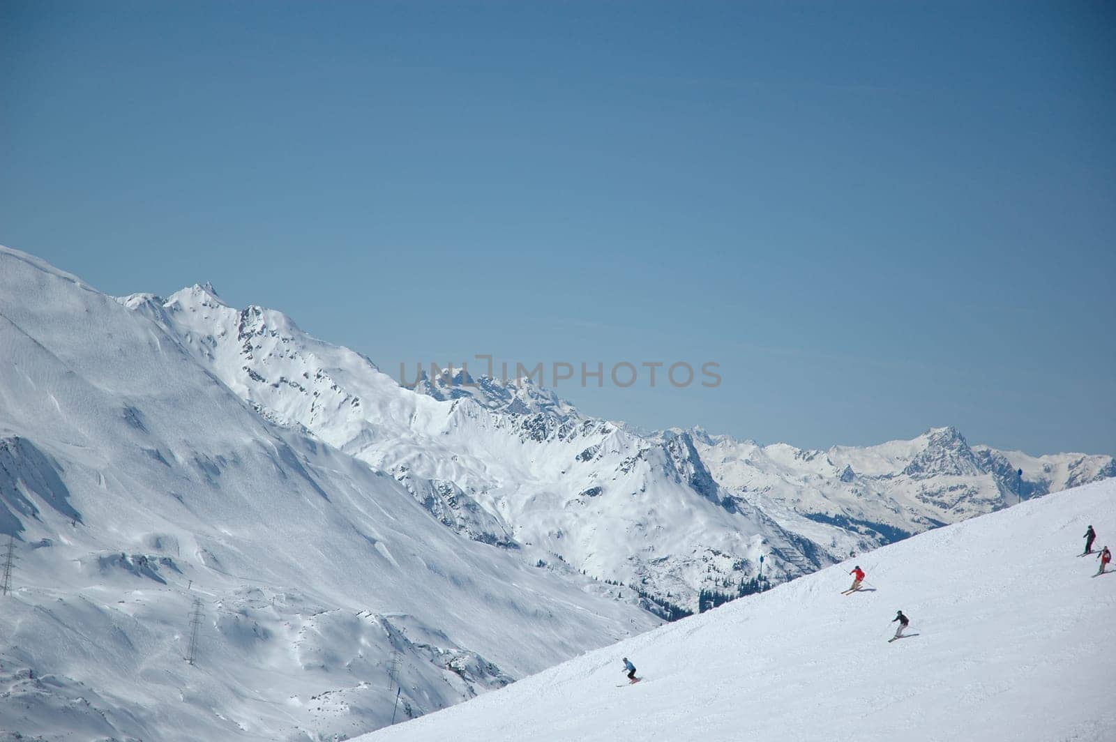 Ski resort on the Arlberg