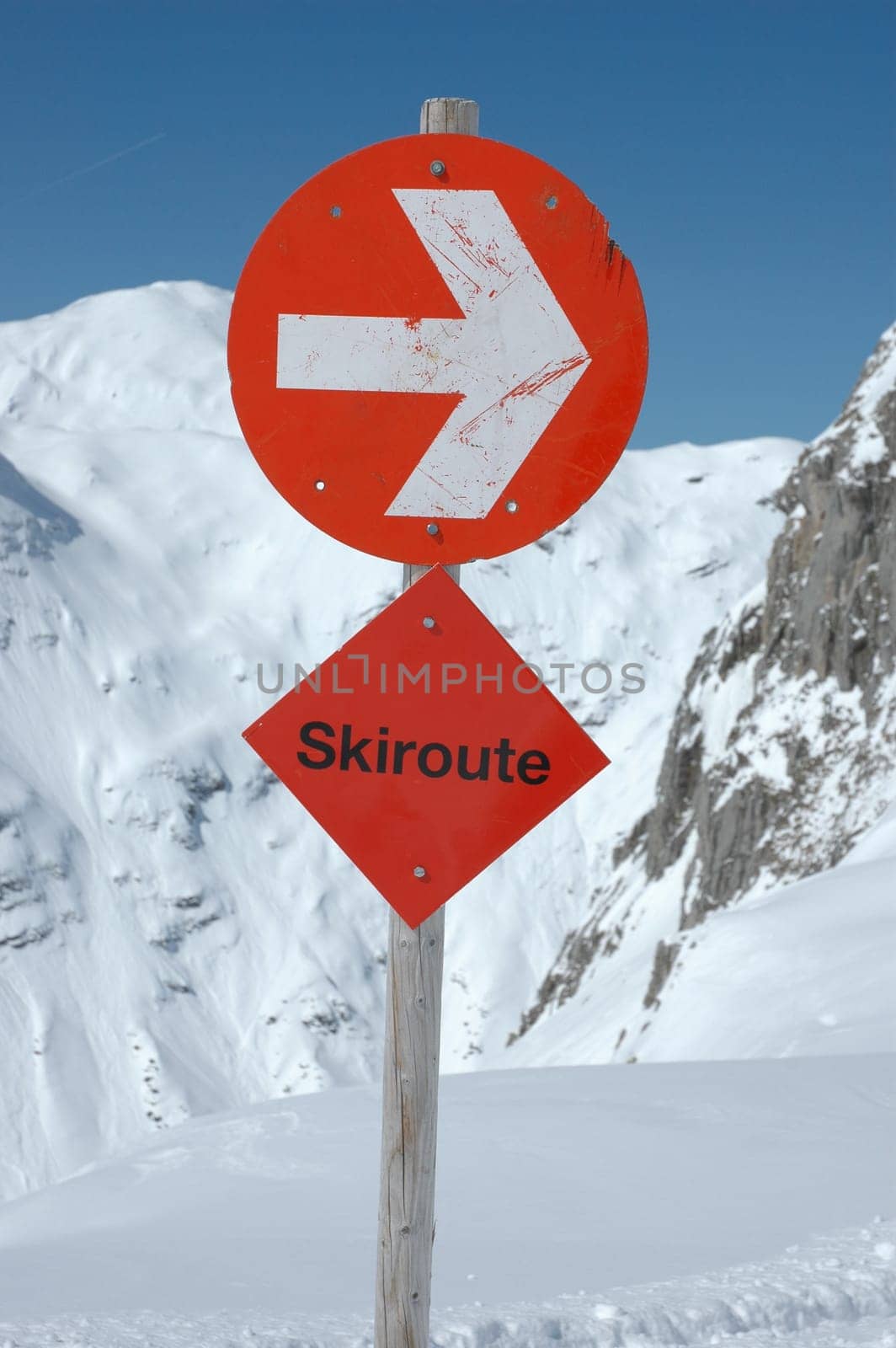 Ski route