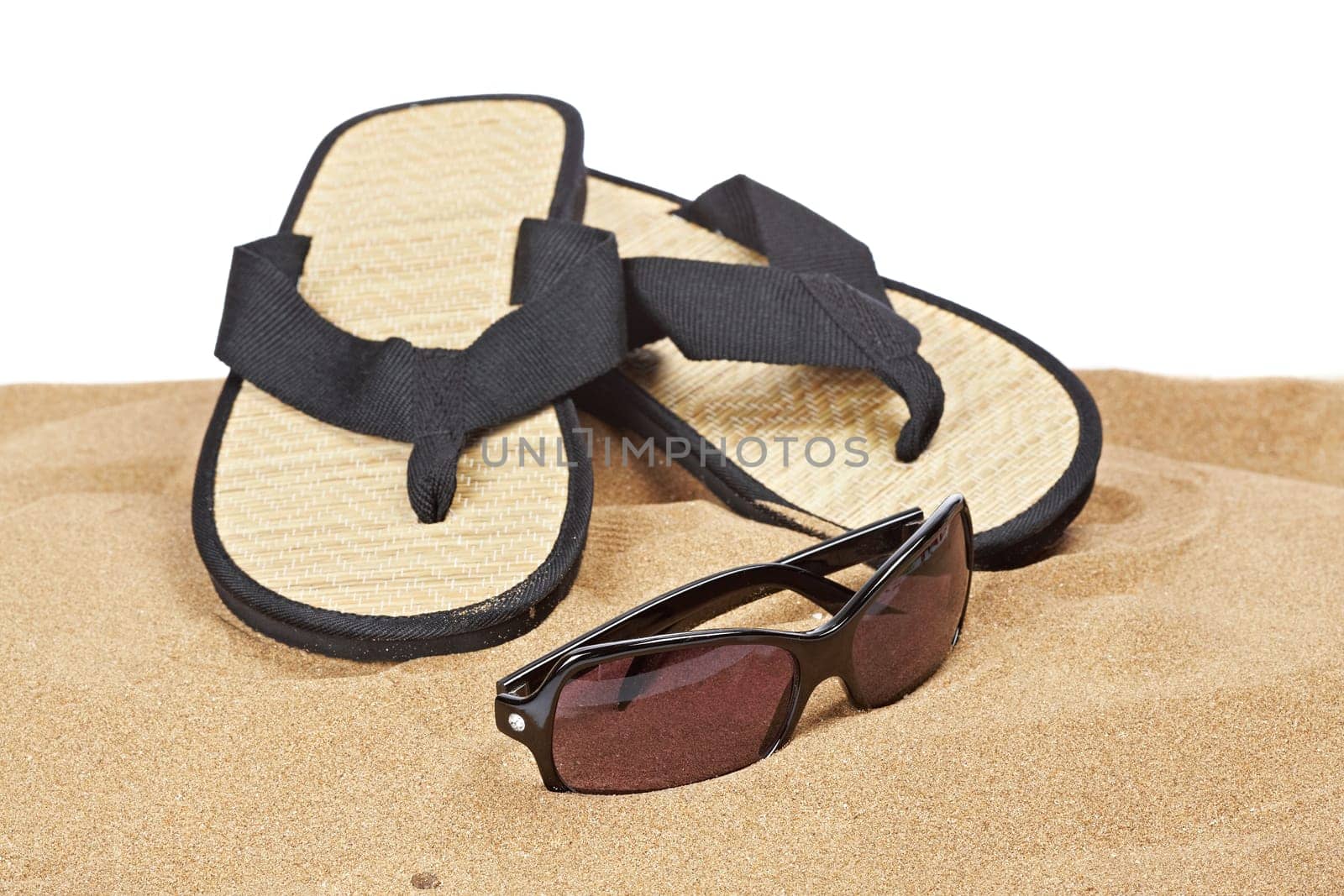 Flipflops on the sand