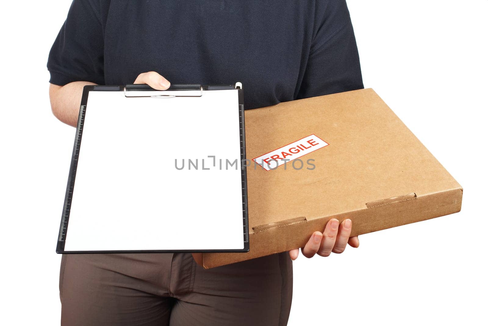 Sign for delivery