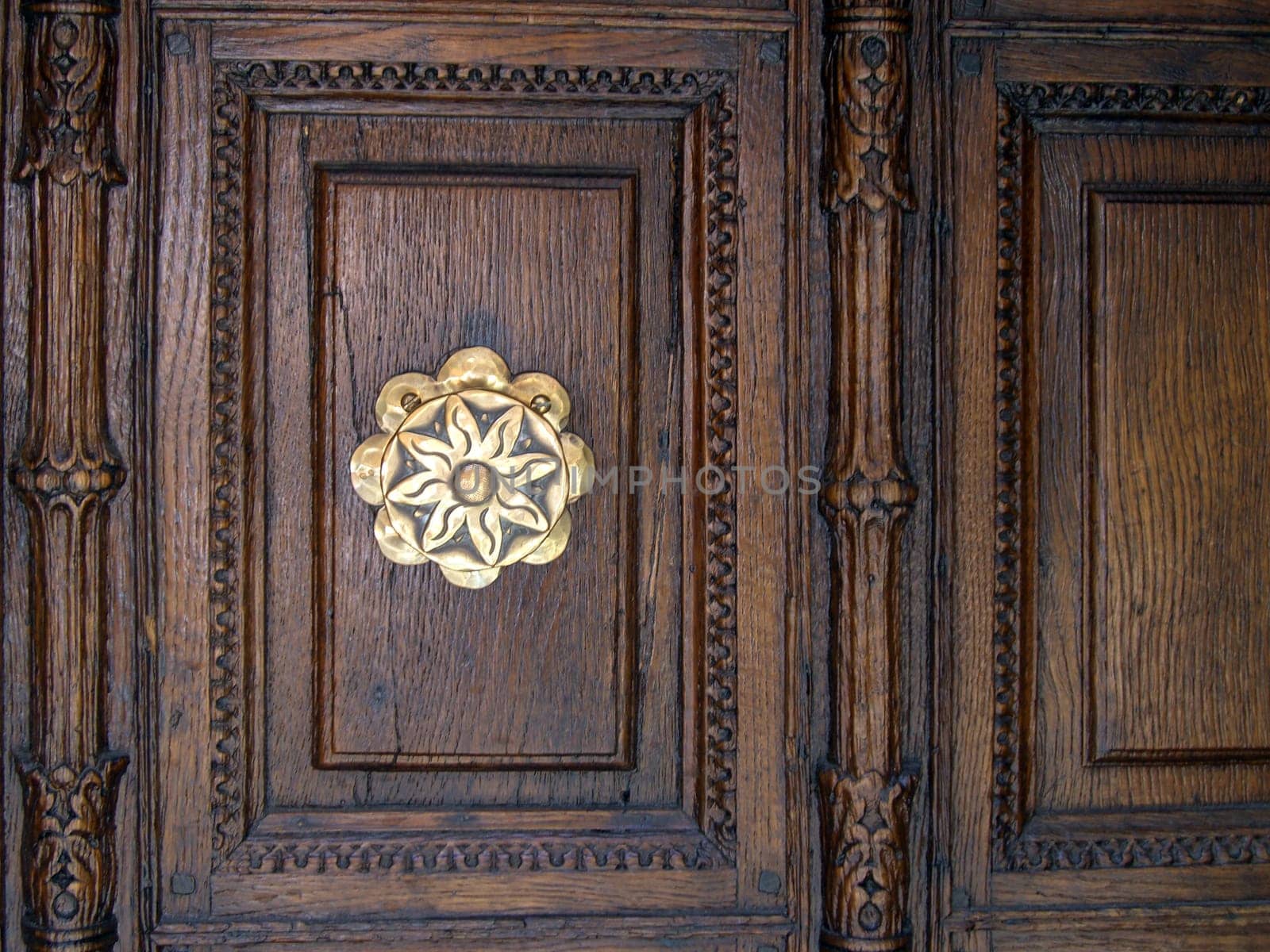 old wooden cassette door