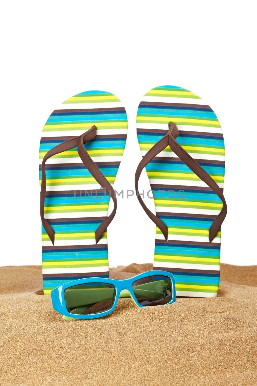 Flipflops on the sand