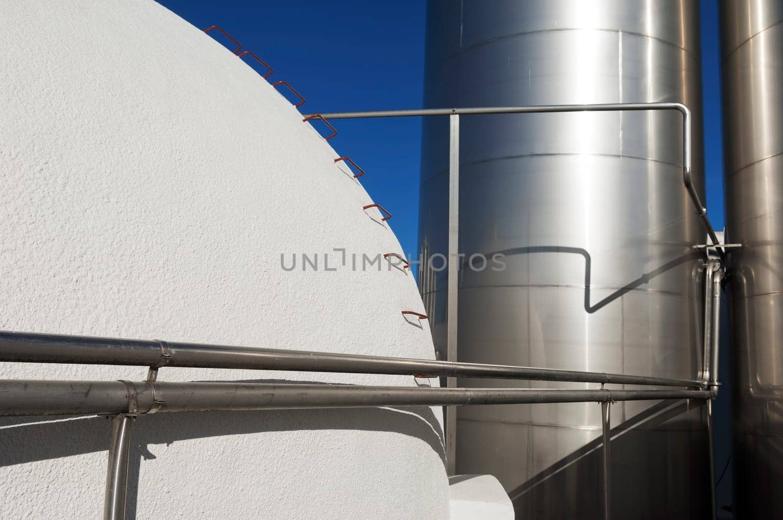 Tanks in a winery